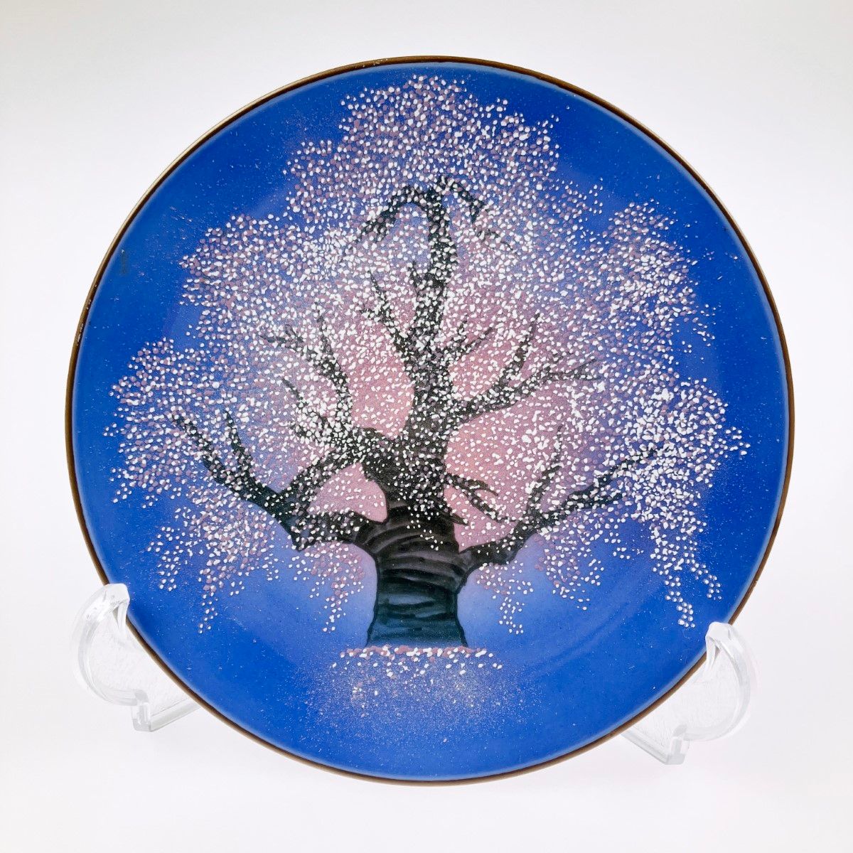 ▽▽金龍窯 肥前有田焼 時しらせシリーズ 珈琲碗 夜桜絵 中村一代 ▽▽金龍窯 肥前有田焼 時しらせシリーズ 珈琲碗 夜桜絵 中村一代