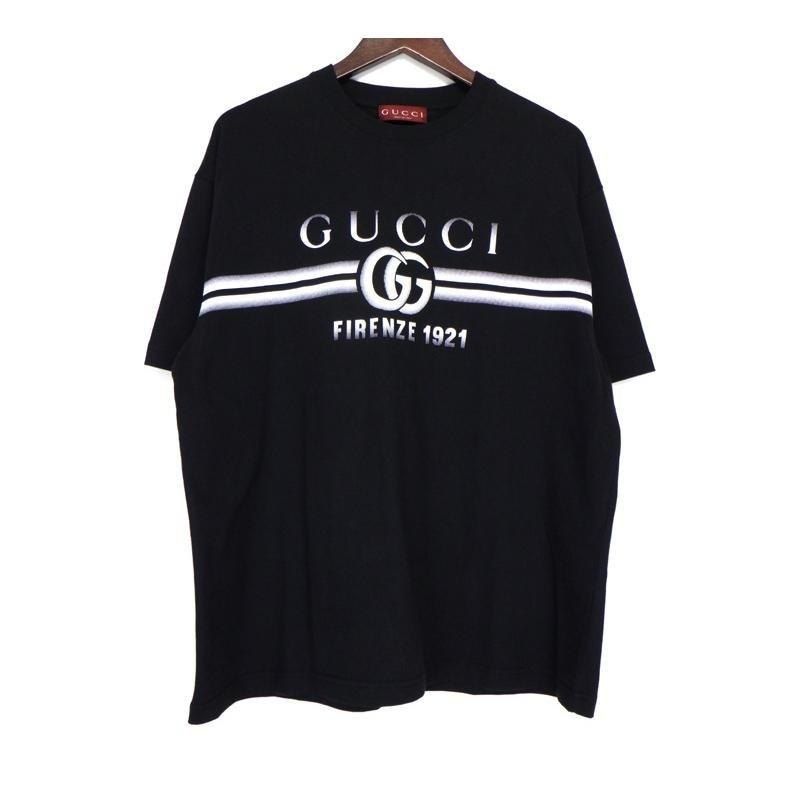 グッチ GUCCI 【 785345 XJGKJ 】 フロント グラデーション ロゴ 半袖