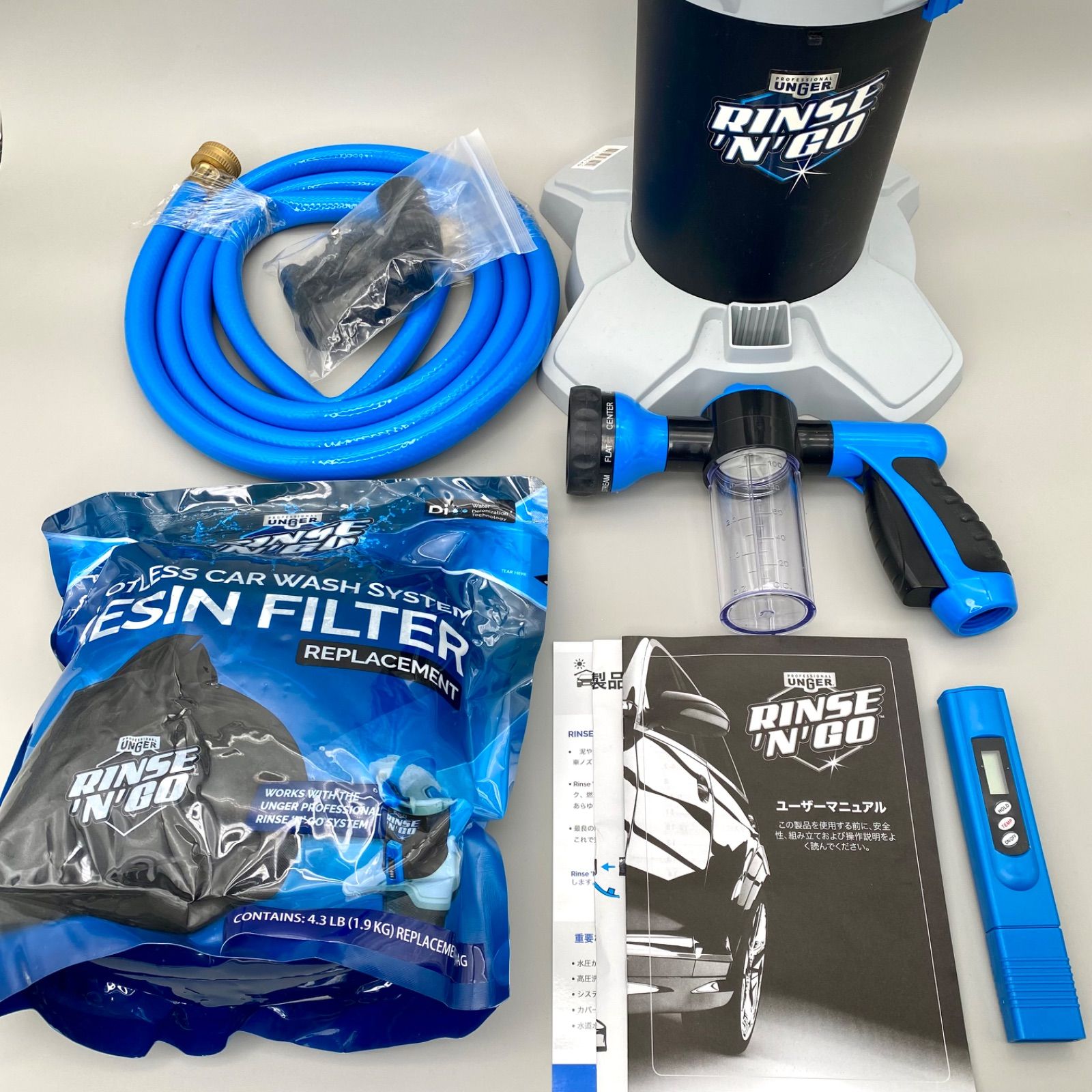 Unger Rinse'n'Go 洗車用純水器 樹脂フィルター1個 カーケア用品 車