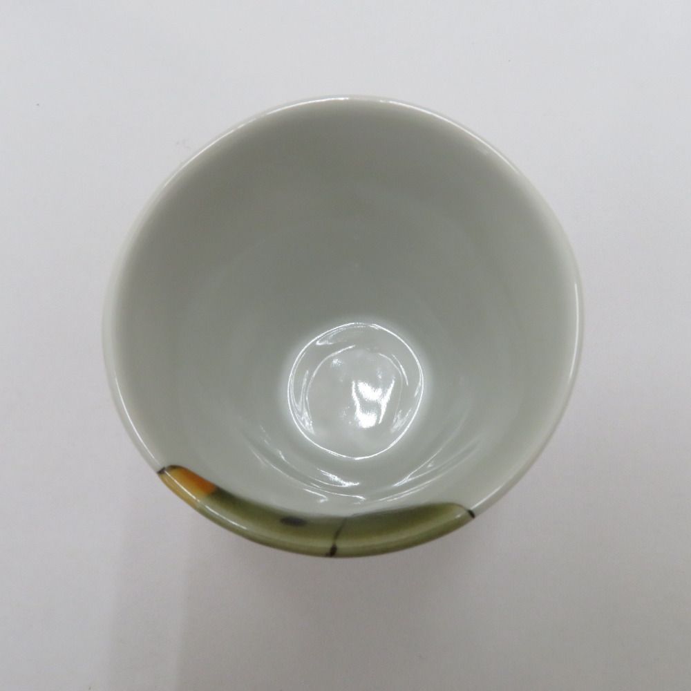 九谷焼 骨董・民芸品 福田由紀 九谷由紀 片口酒器 酒注 ぐい呑 盃 杯