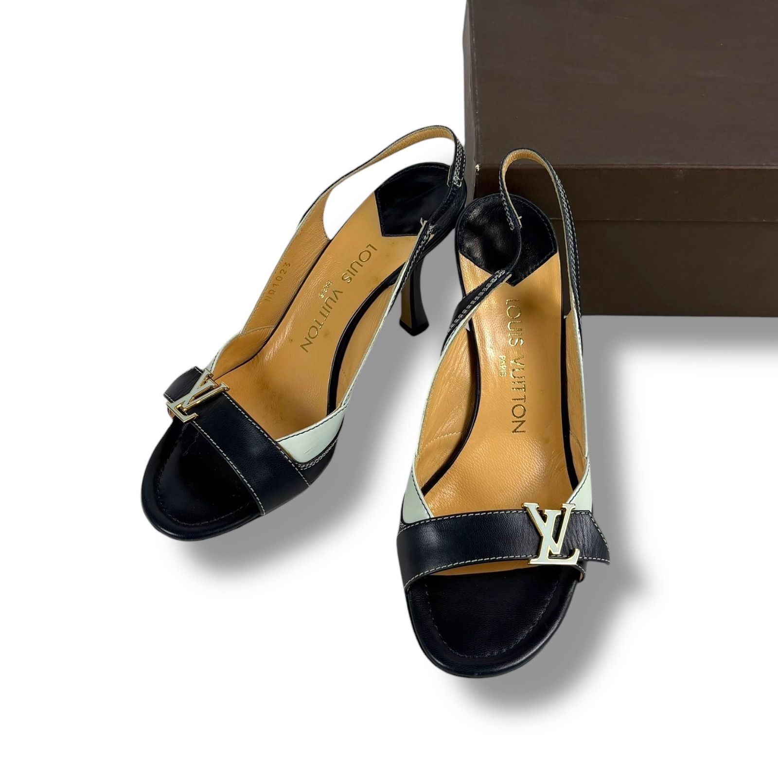 ルイヴィトン　サンダル LOUIS VUITTON ルイヴィトン サンダル ブルー SANDAL 9CM MARTINE