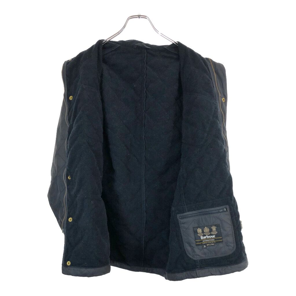 Barbour バブアー INTERNATIONAL インターナショナル GRASSTRACK キルティングジャケット ブラック(メンズ XS)中古 古着 X2602 Barbour バブアー INTERNATIONAL インターナショナル GRASSTRACK