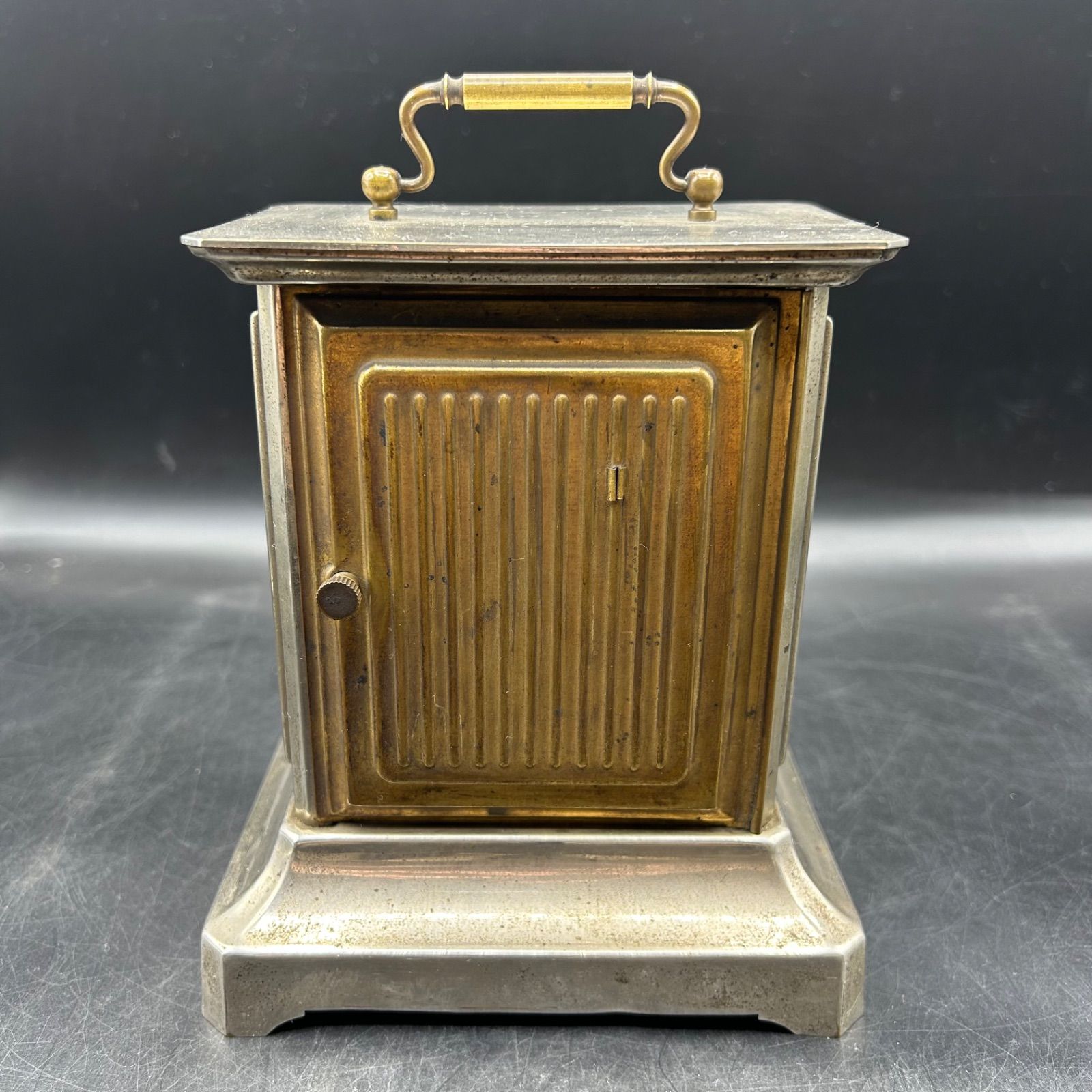 稼動品 アンティーク 精工舎 ゼンマイ式置き時計 オルゴール付 - メルカリ