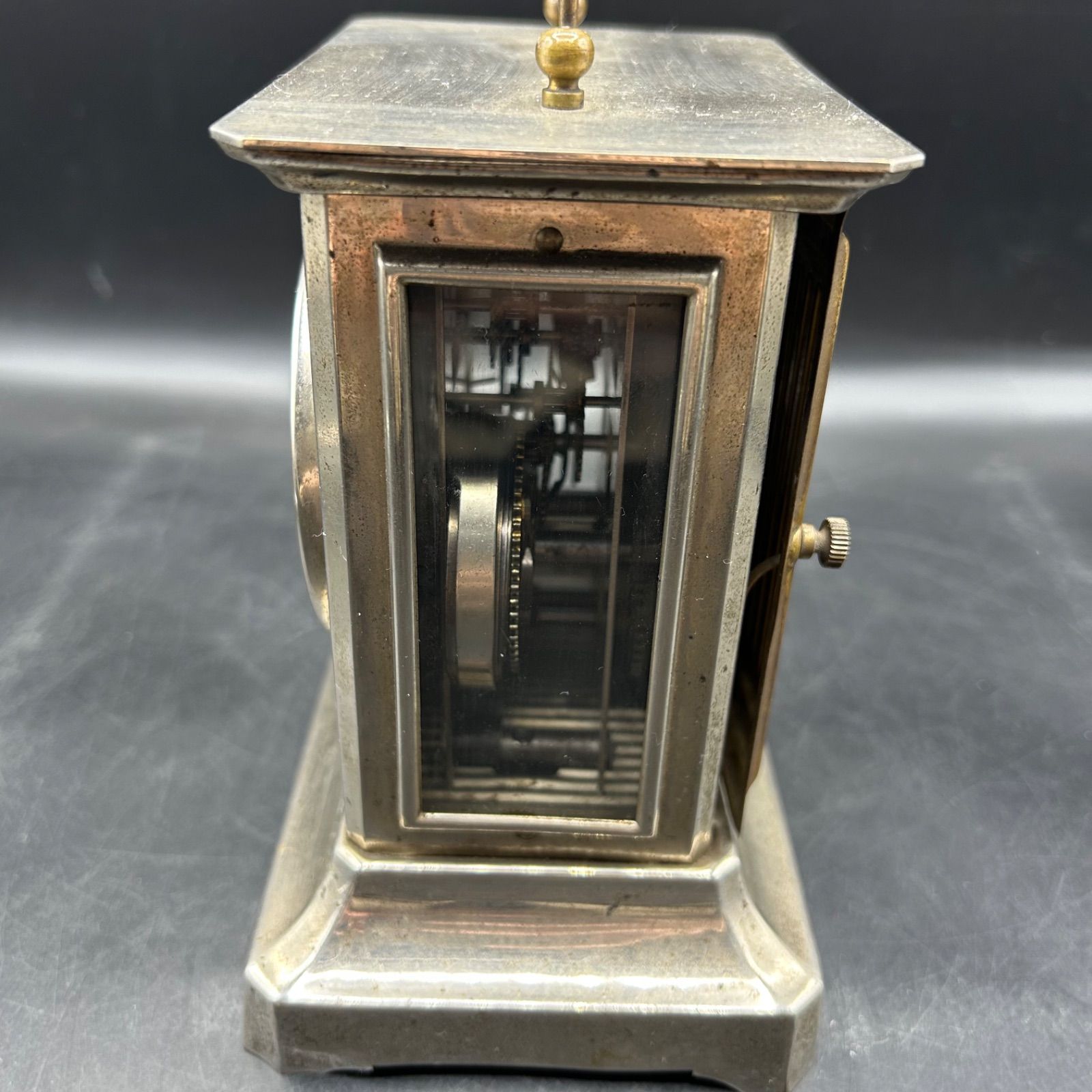 稼動品 アンティーク 精工舎 ゼンマイ式置き時計 オルゴール付 - メルカリ