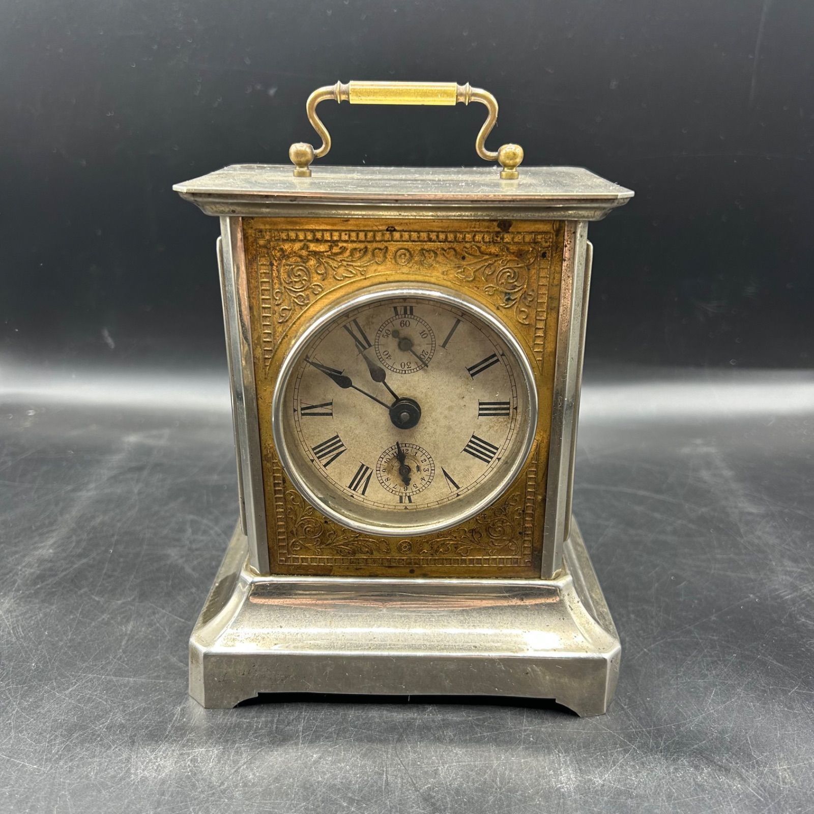 アンティーク★精工舎　オルゴール付　ゼンマイ式　置時計　木ケース付◆中古 稼動品 アンティーク 精工舎 ゼンマイ式置き時計 オルゴール付 - メルカリ