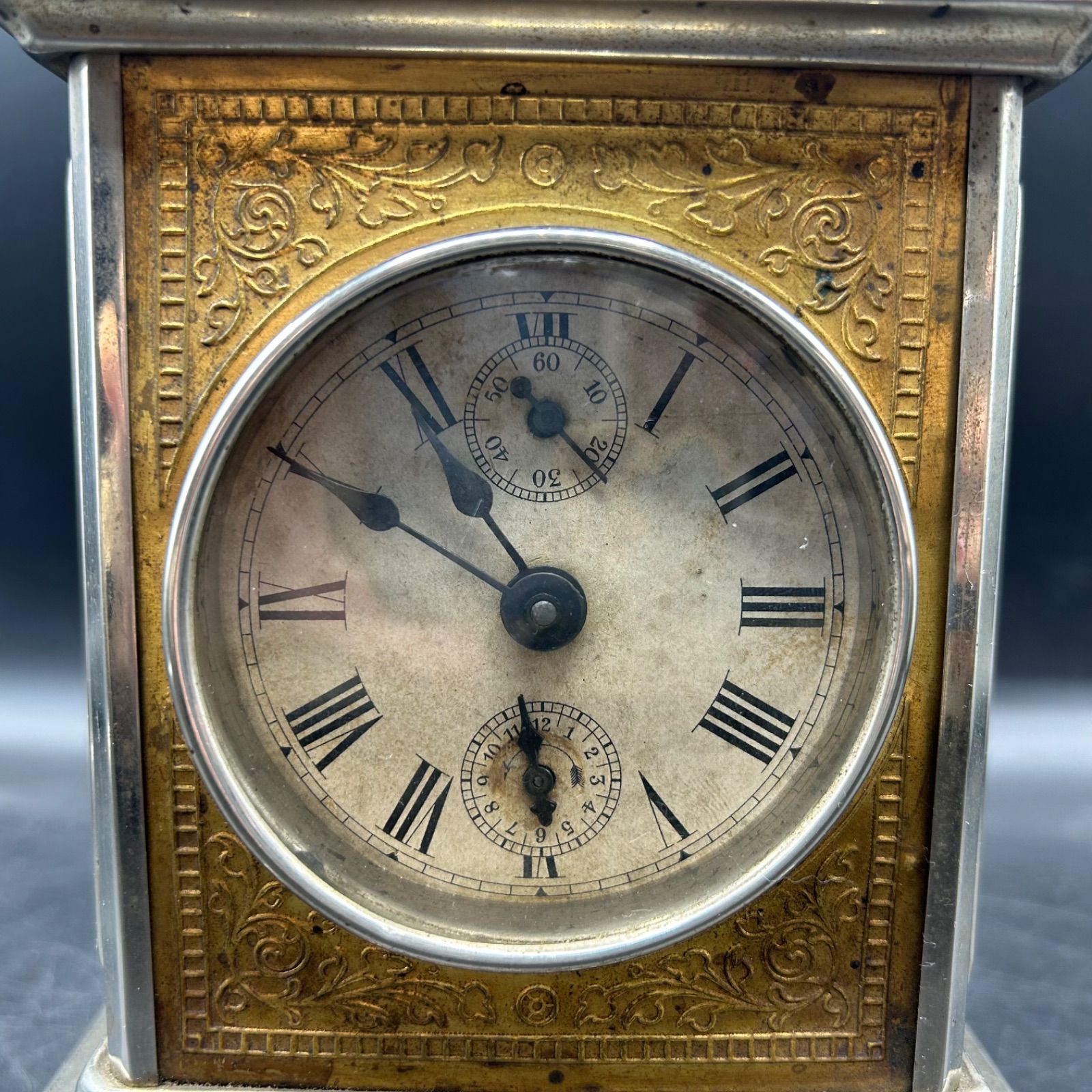 稼動品 アンティーク 精工舎 ゼンマイ式置き時計 オルゴール付 - メルカリ