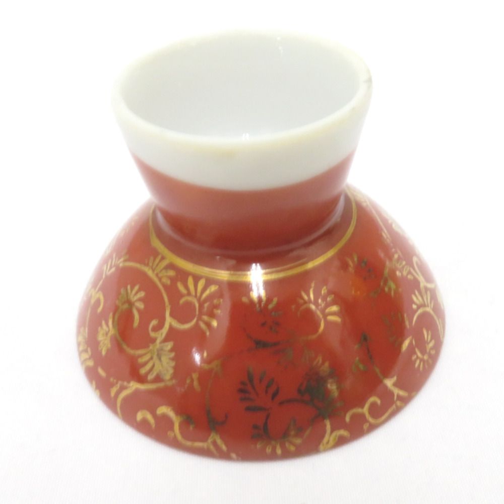 九谷焼金杯春画骨董品コレクション 九谷焼 九谷焼 骨董・民芸品 春画盃 3客セット おちょこ 酒器 金彩 色絵本