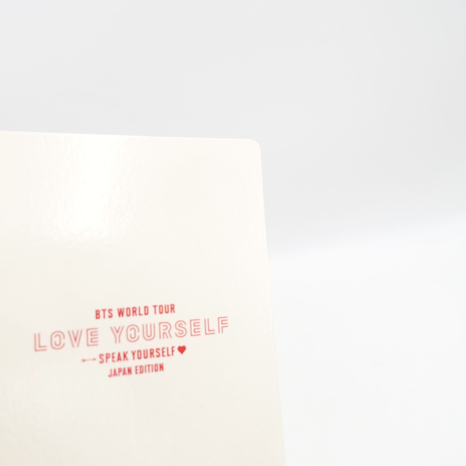 BTS ジン ジミン LOVE YOURSELF SPEAK YOURSELF JAPAN EDITION LYS SYS