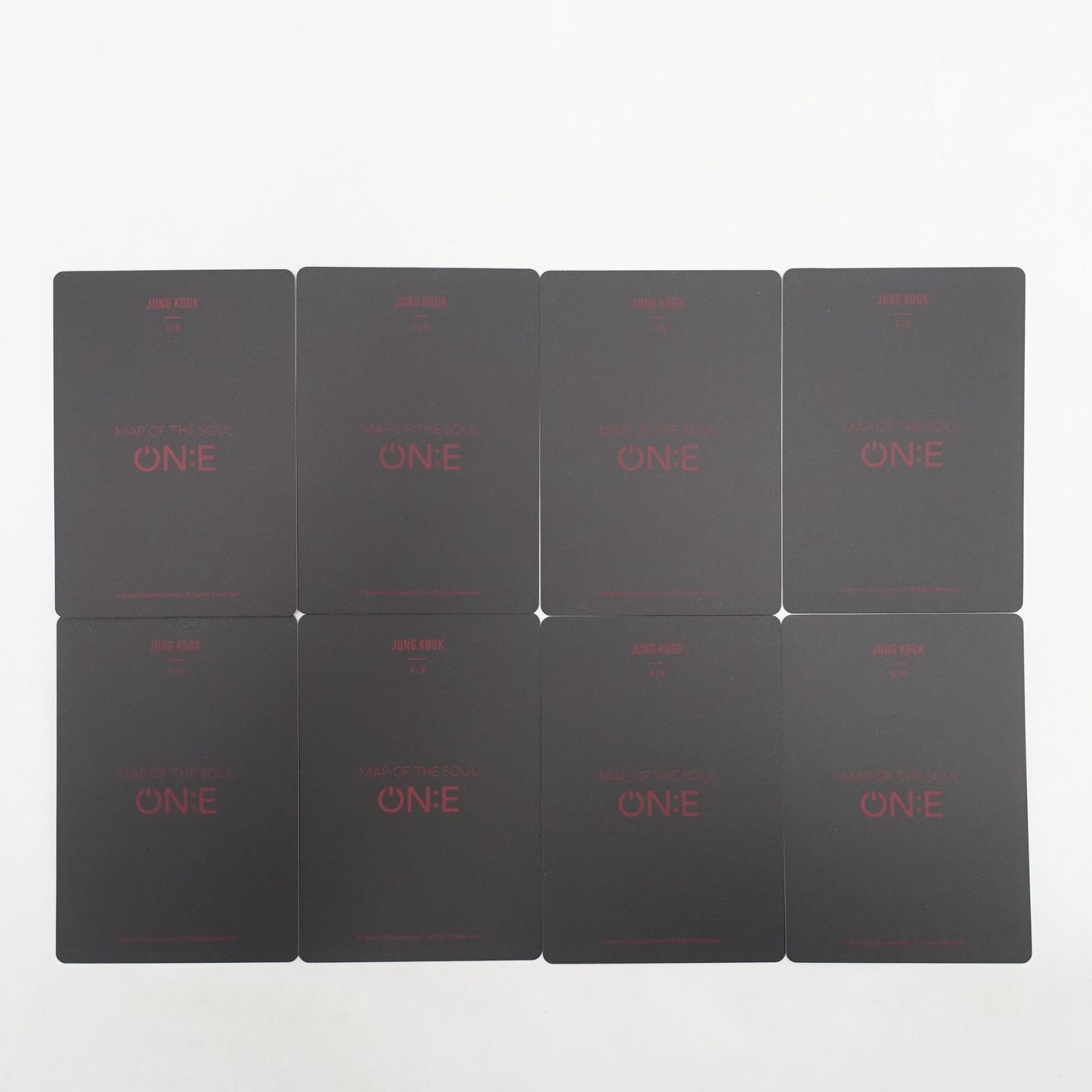 BTS ジョングク ON:E ミニフォト コンプ トレカ フォト カード グク