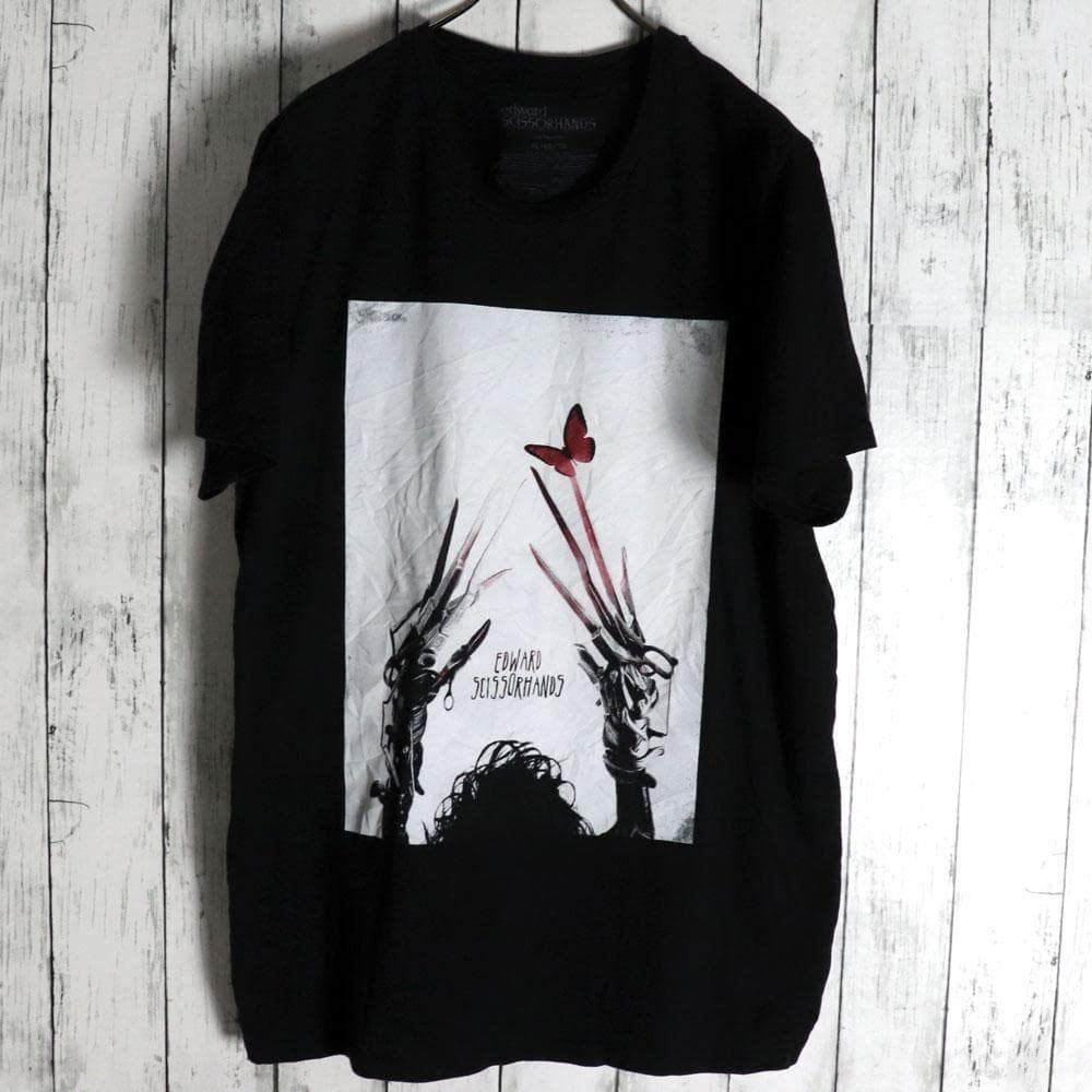 希少 シザーハンズ ムービーTシャツ ティム・バートン XL ブラック