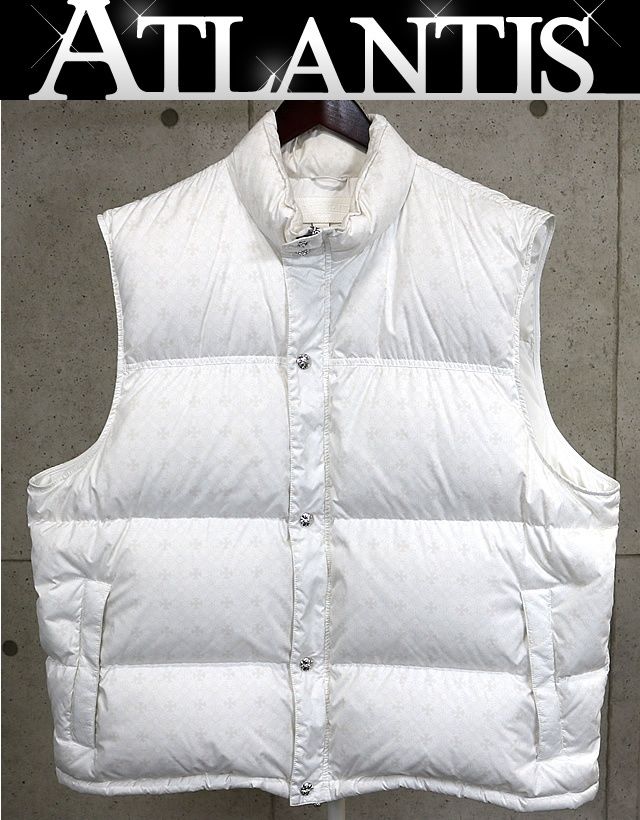 CHROME HEARTS 銀座店 クロムハーツ STIFF 総柄 ダウンベスト クロス