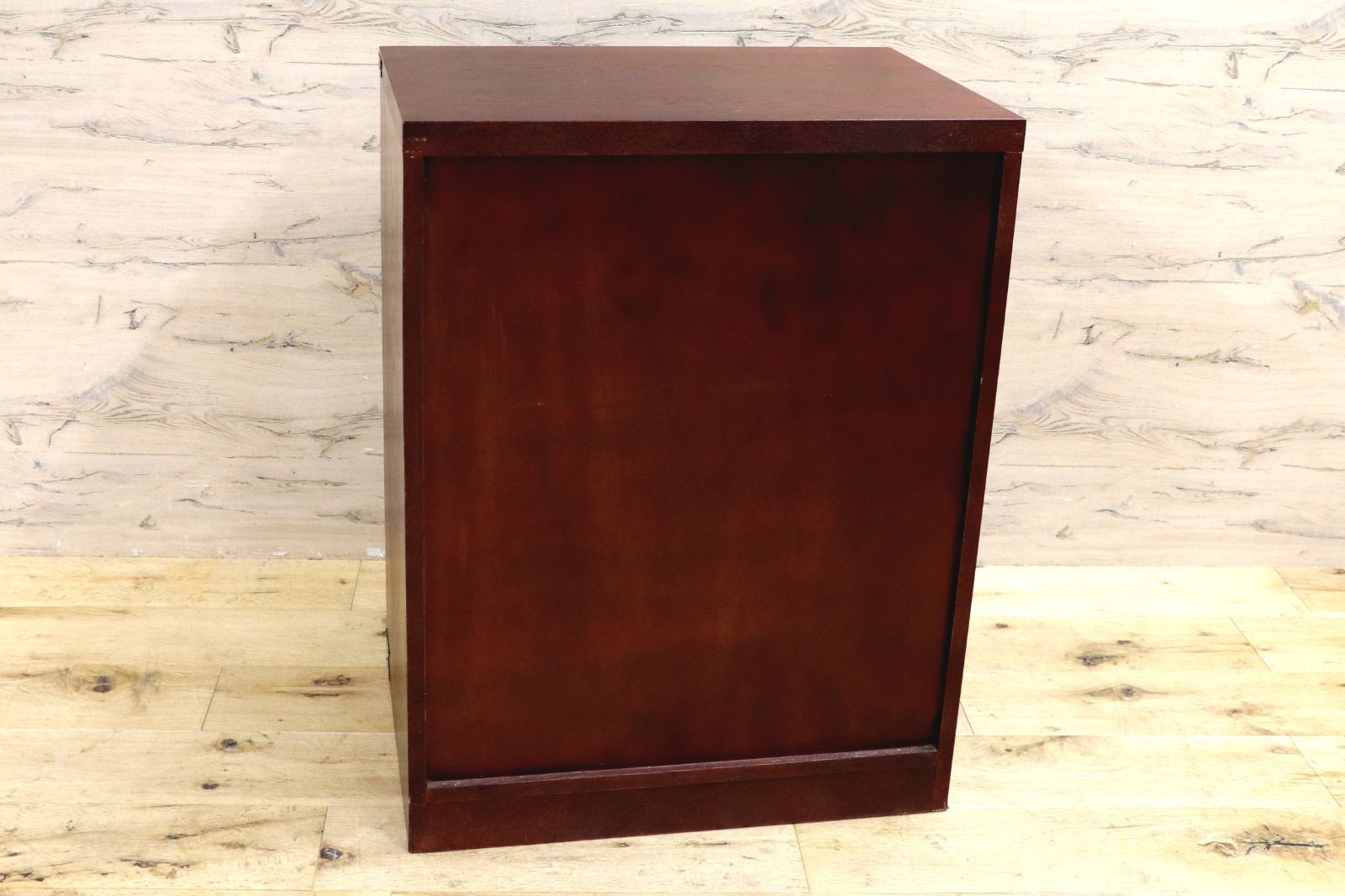 GMIS481A○民芸家具 欅材 整理箪笥 時代箪笥 4段チェスト 鉄金具 和