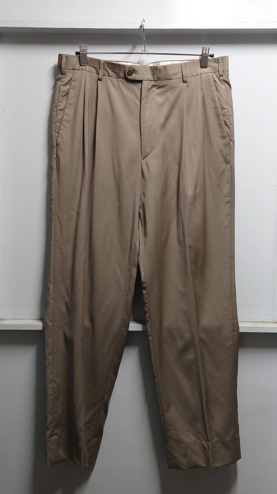 90's Zanella for NORDSTROM イタリア製 “OPTI Zipper” ツータック