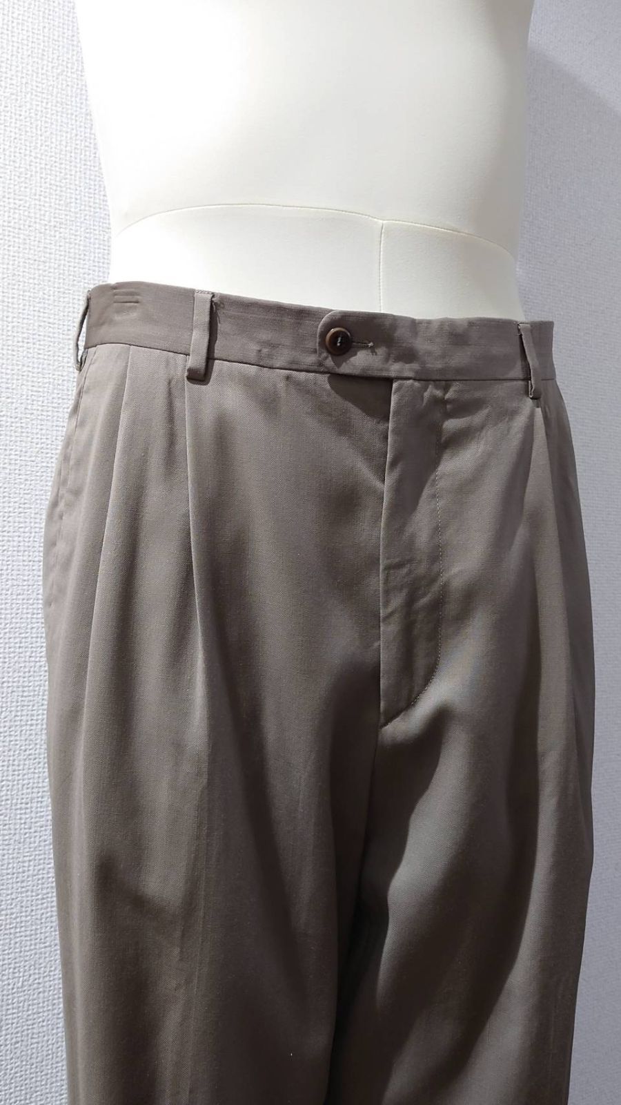 イタリア製 90s Zanella ノータック スラックス イタリア製 90s Zanella ノータック スラックス