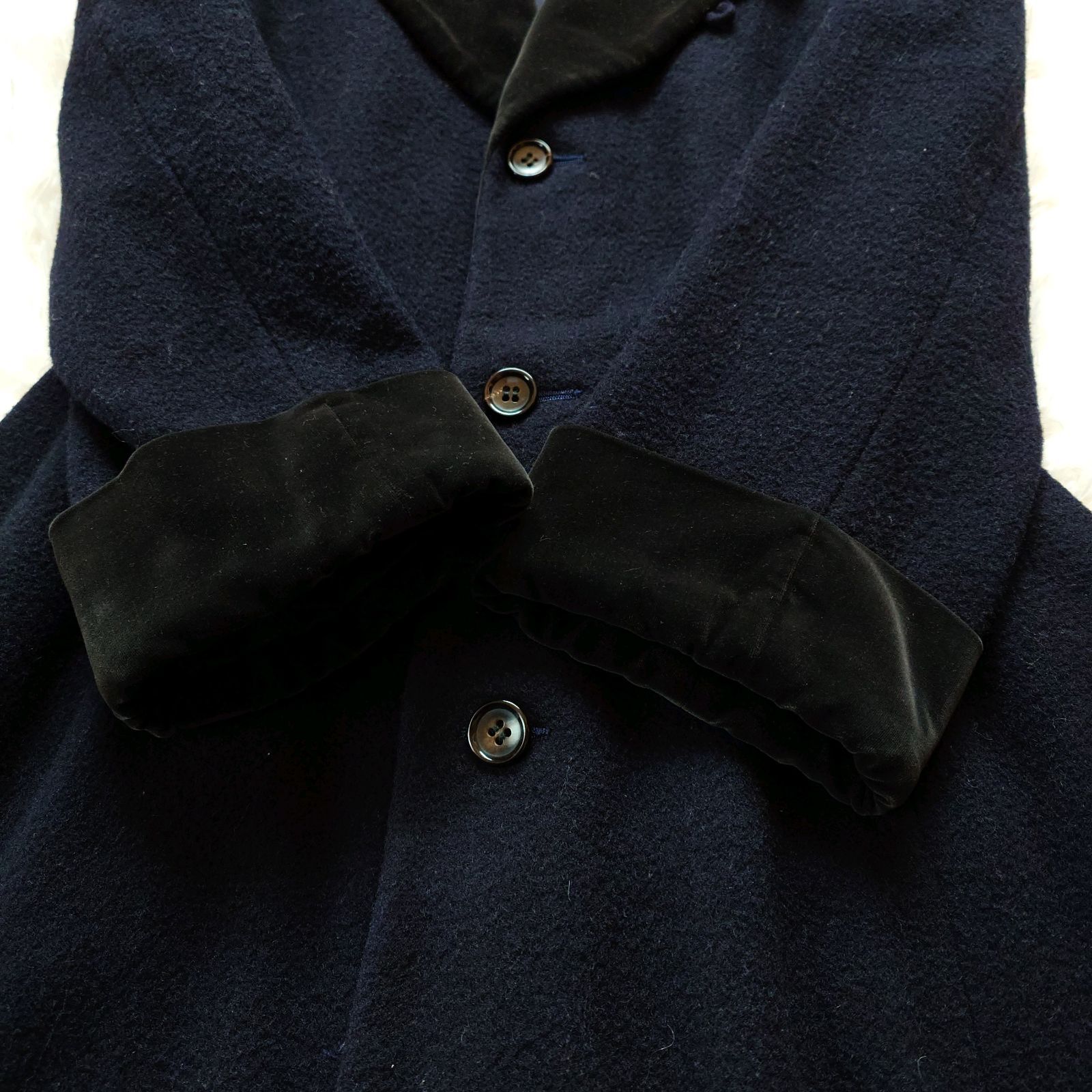 希少 一点物 コムデギャルソン COMME des GARCONS フレア ロングコート