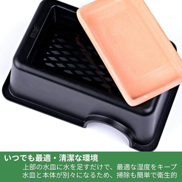 I'm so happy シェルター 爬虫類 隠れ家 洞窟 ウェットシェルター 飼育