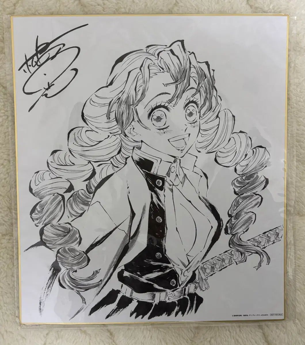 鬼滅の刃 甘露寺蜜璃 幕張 大型 ビジュアル色紙