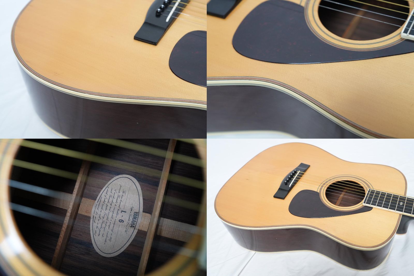 YAMAHA L-6 アコースティックギター 1970年製 ヤマハ - YAMAHA L-6 アコギ 日本製 ビンテージ オールドヤマハ ハード