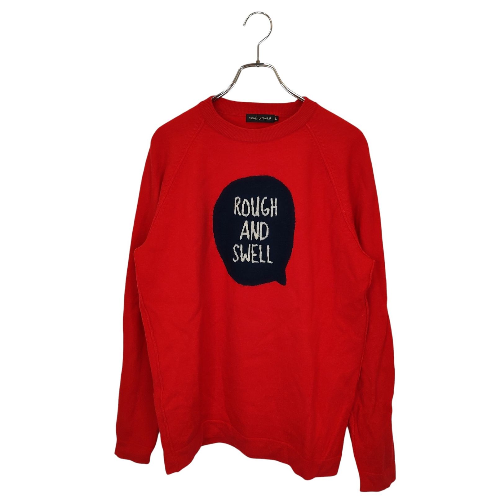 rough&swell ラフアンドスウェル 吹き出し スタンプ クルーネック