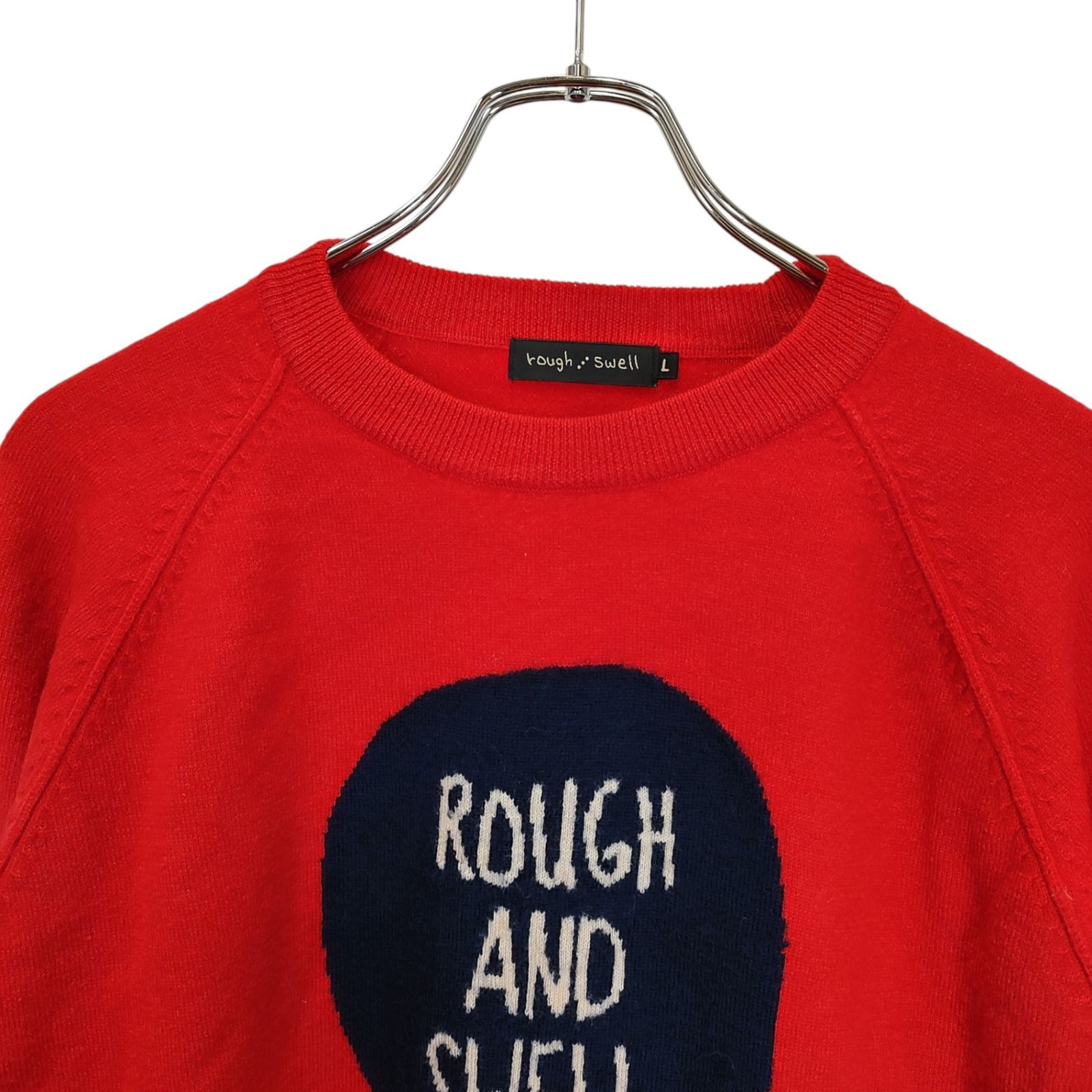 rough&swell ラフアンドスウェル 吹き出し スタンプ クルーネック