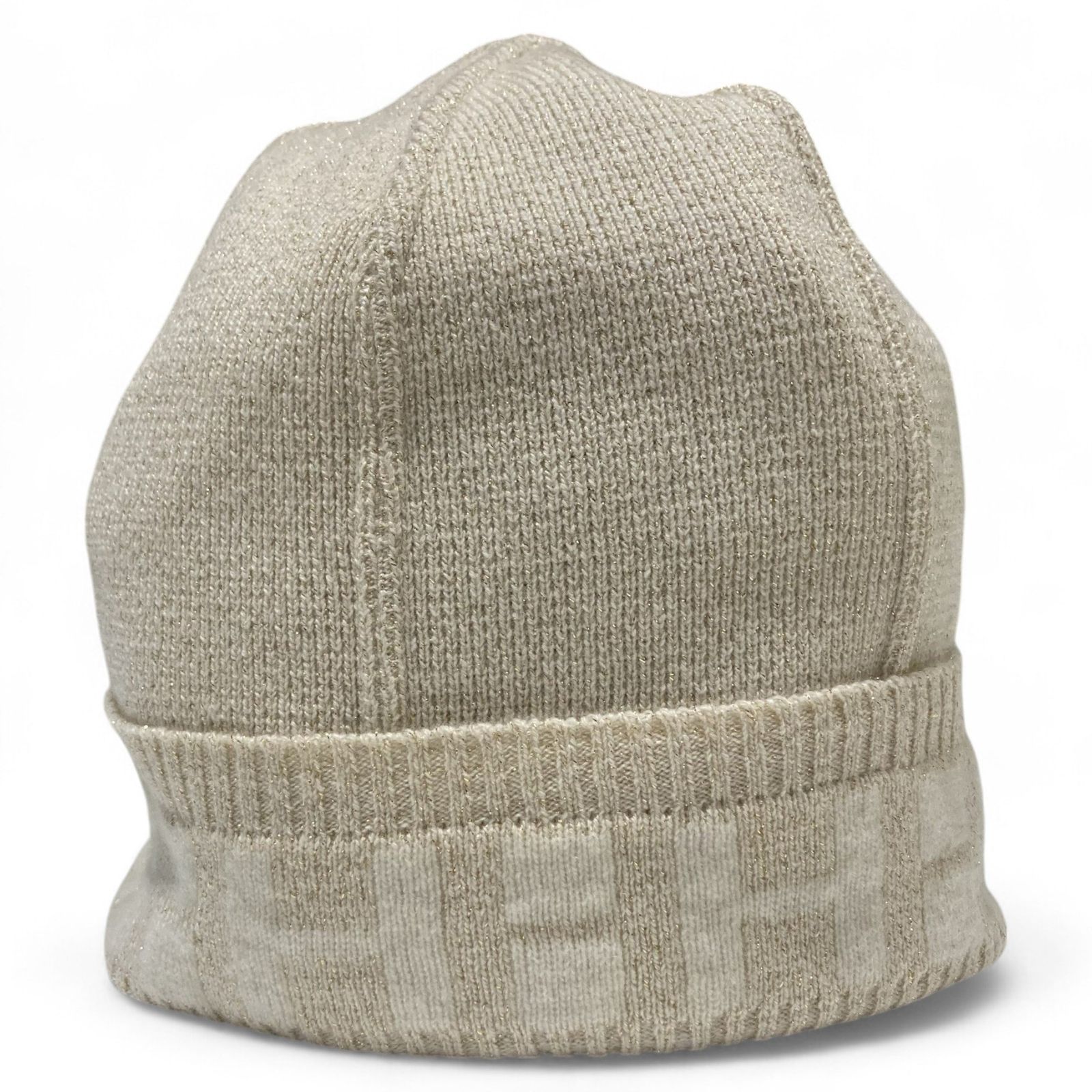 HERMES (エルメス)マルジェラ期 カシミヤ ラメ ニットキャップベージュ