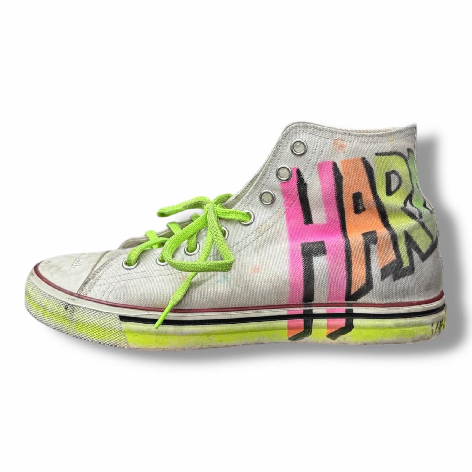 VETEMENTS 落書き スニーカー ヴェトモン マルチカラー 25.3cm （8282M