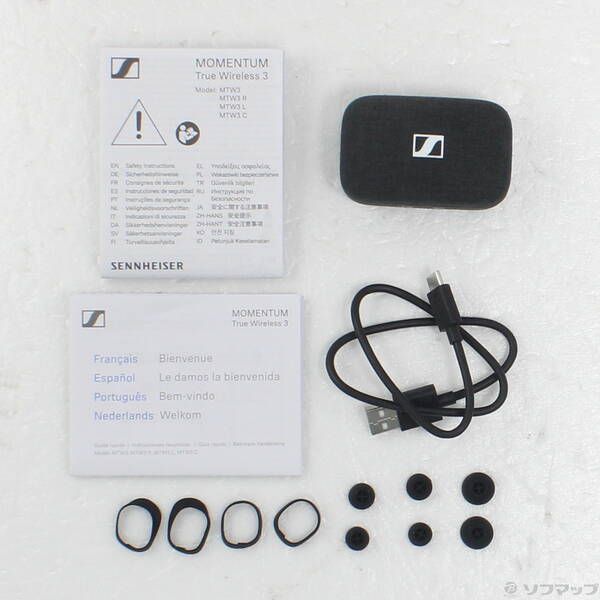 ソフマップ 〔中古品〕 MOMENTUM True Wireless 3 ブラック【251