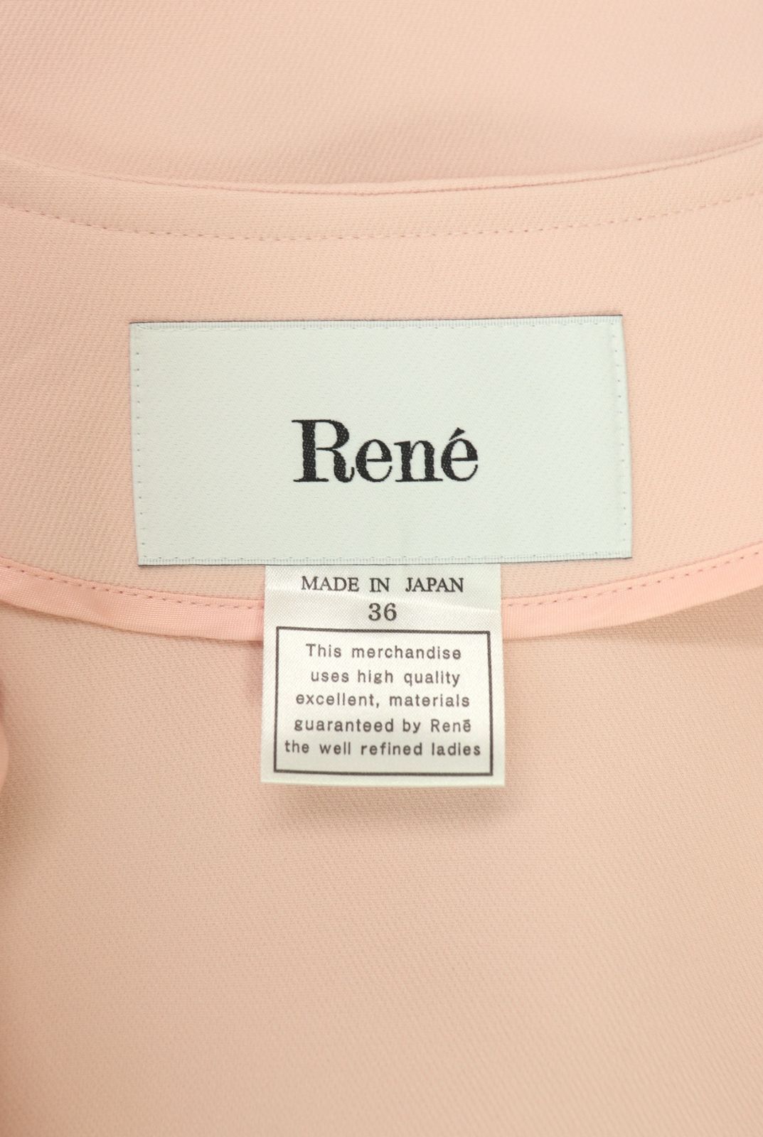 Rene フロントジップフィット＆フレアワンピース 6416170 2024年商品