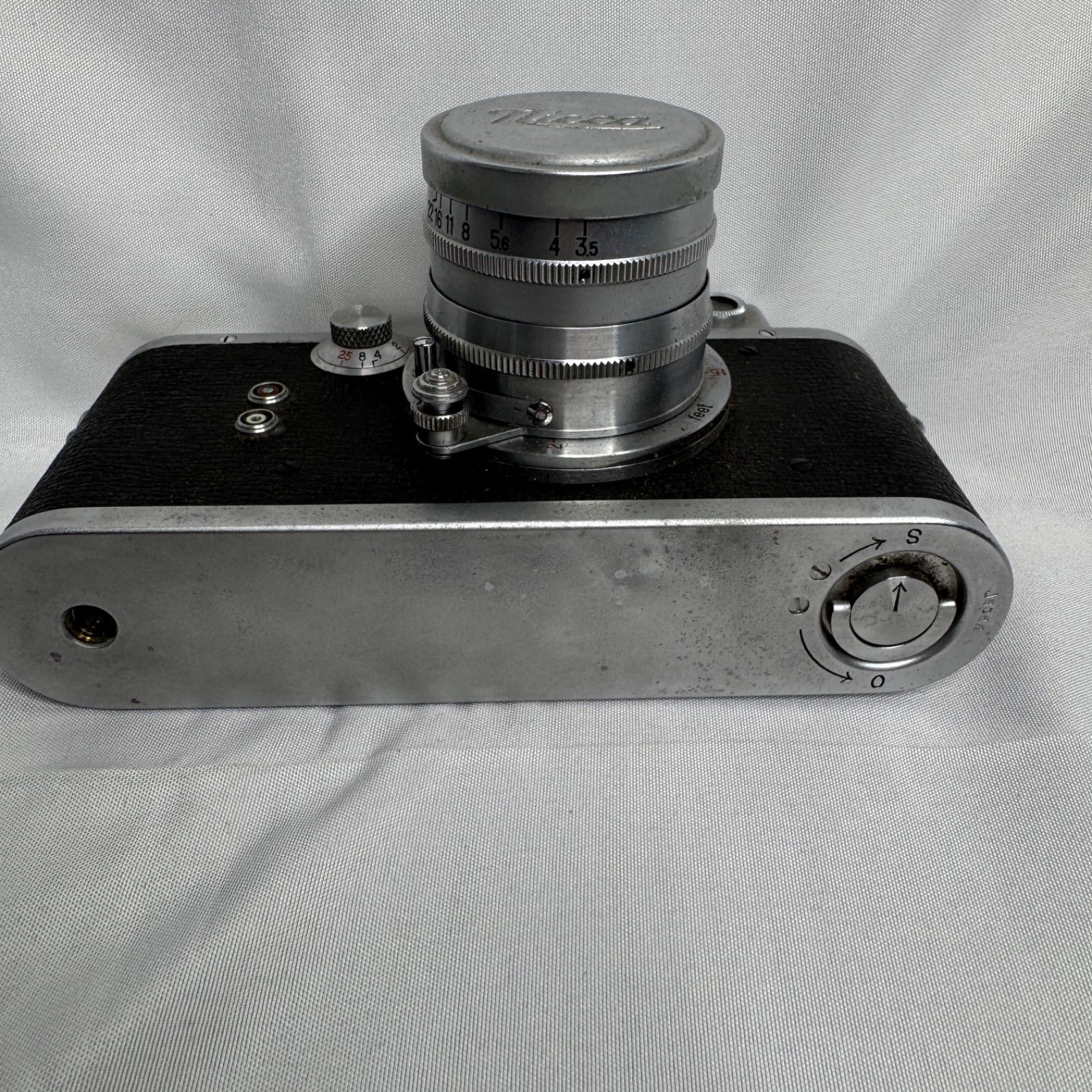 Nicca 3-S ボディのみ レンジファインダーカメラ 現状品 Nicca 3-S ニッカ Nikkor-Q・C 5cm F3.5 レンズセット レンジ