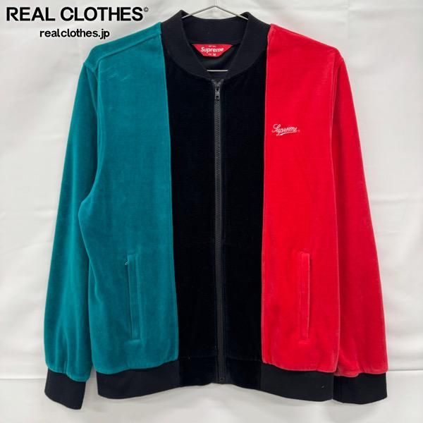 ジャケット・アウター 18ss Supreme Velour Zip Up Jacket L Supreme/シュプリーム【18SS】Velour ZIP UP Jacket/ベロア ジップ