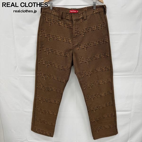 Supreme/シュプリーム【20AW】Work Pant Houndstooth/千鳥格子 ワーク