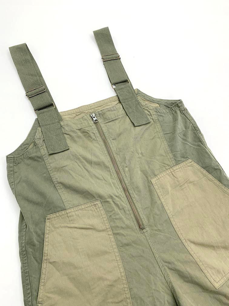 niko and ニコアンド ミリタリーZIP サロペット オーバーオール