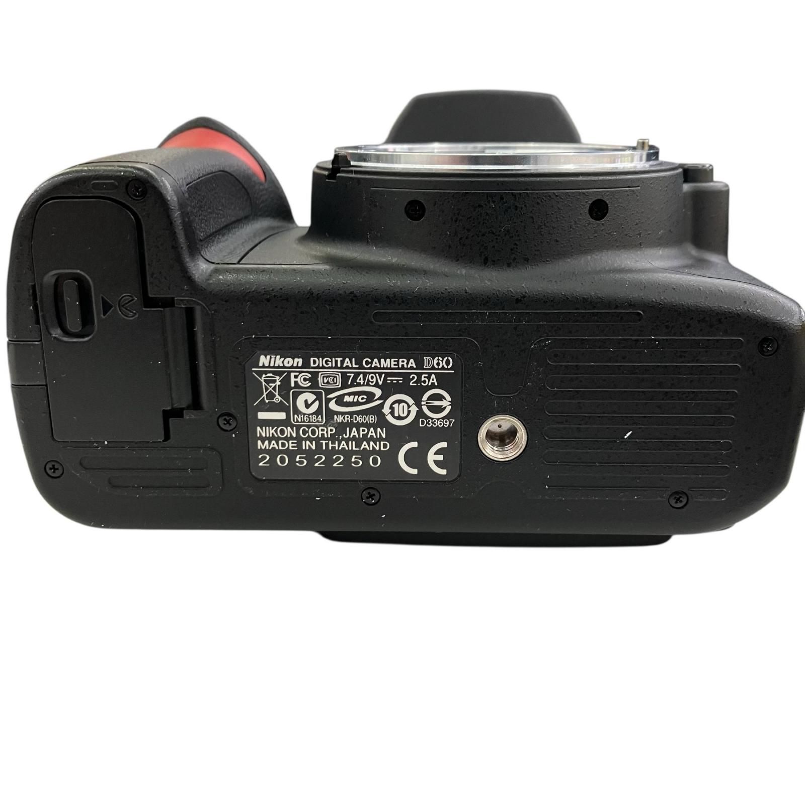 186000 ジャンク品 Nikon ニコン D60 デジタル一眼レフカメラ レンズ