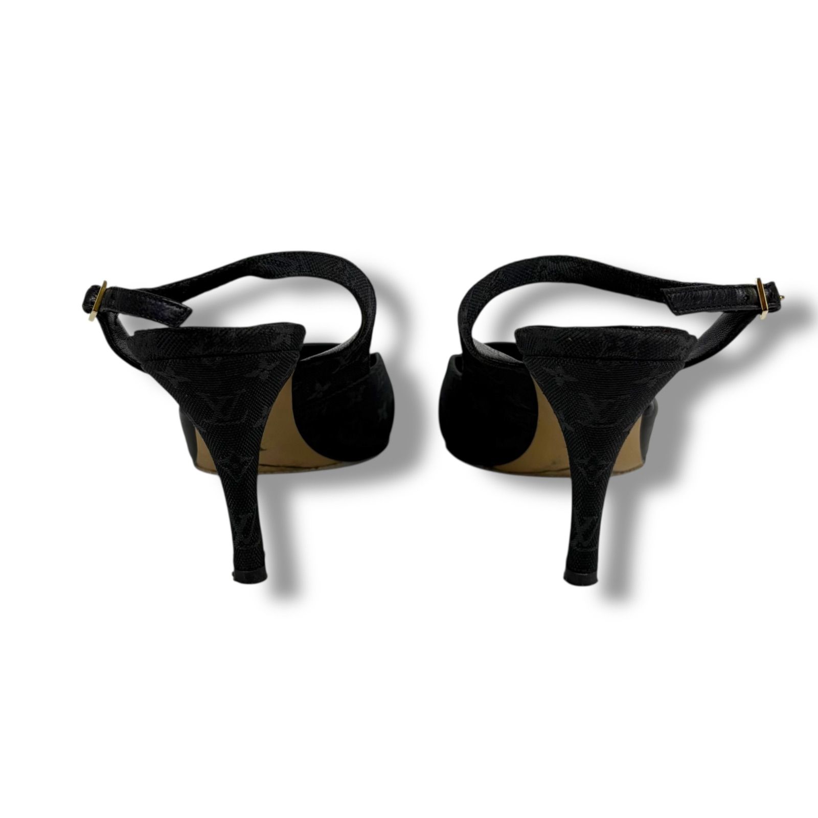 LOUIS VUITTON ルイヴィトン モノグラムミニ ポインテッドトゥ