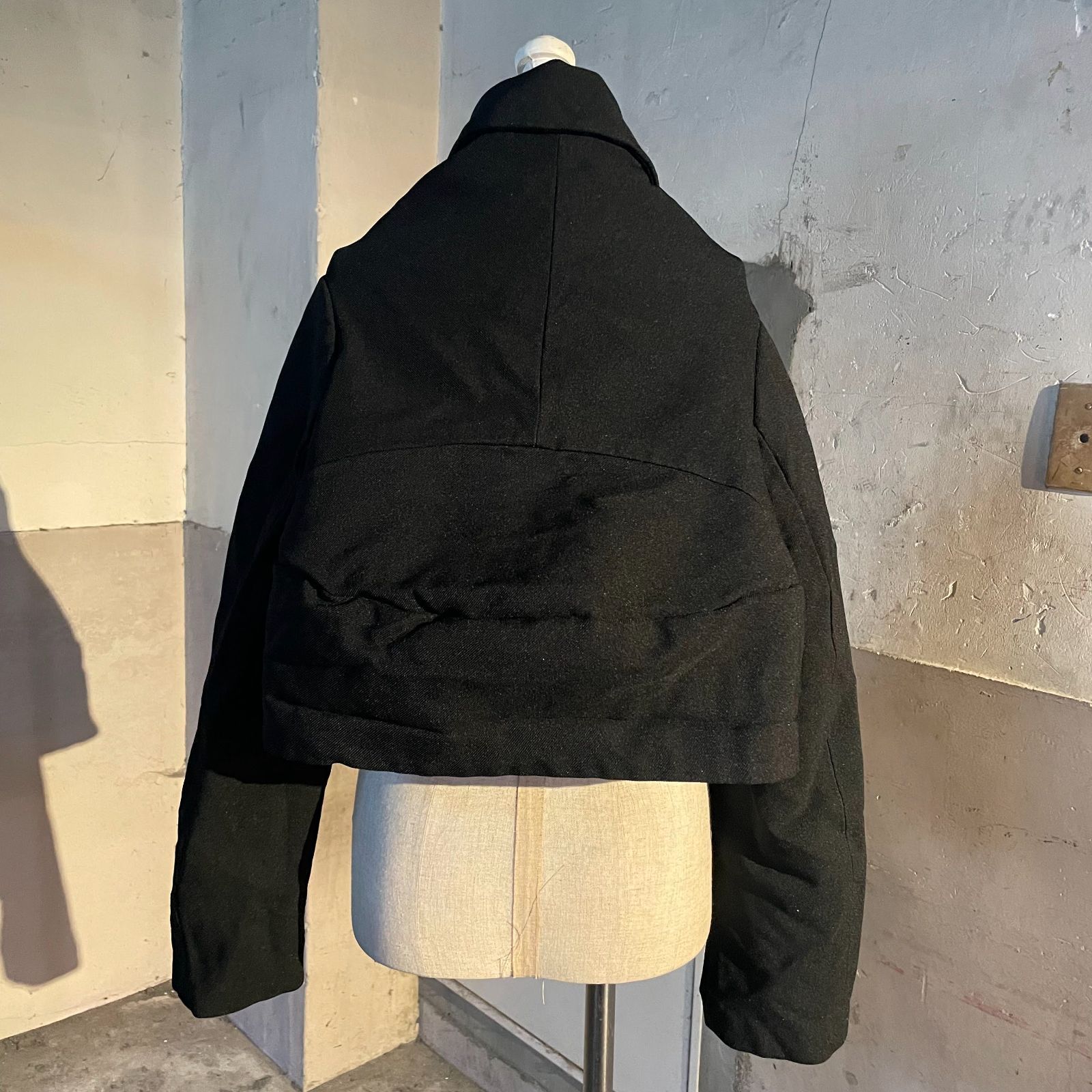 COMME des GARCONS 23ss エステル縮絨 変形ジャケット