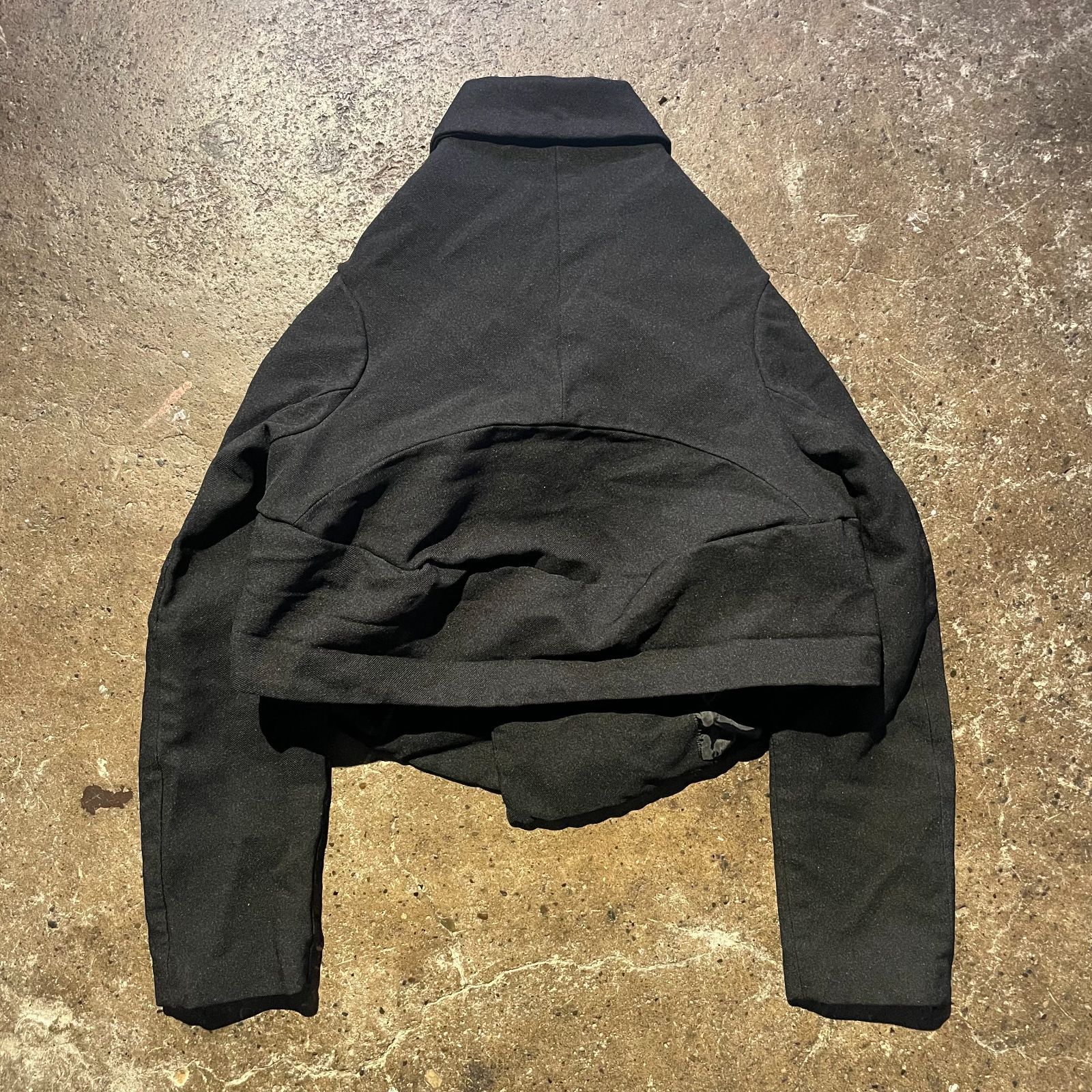 comme des garcons 23SS エステル 変形 ジャケット L COMME des GARCONS 23ss エステル縮絨 変形ジャケット