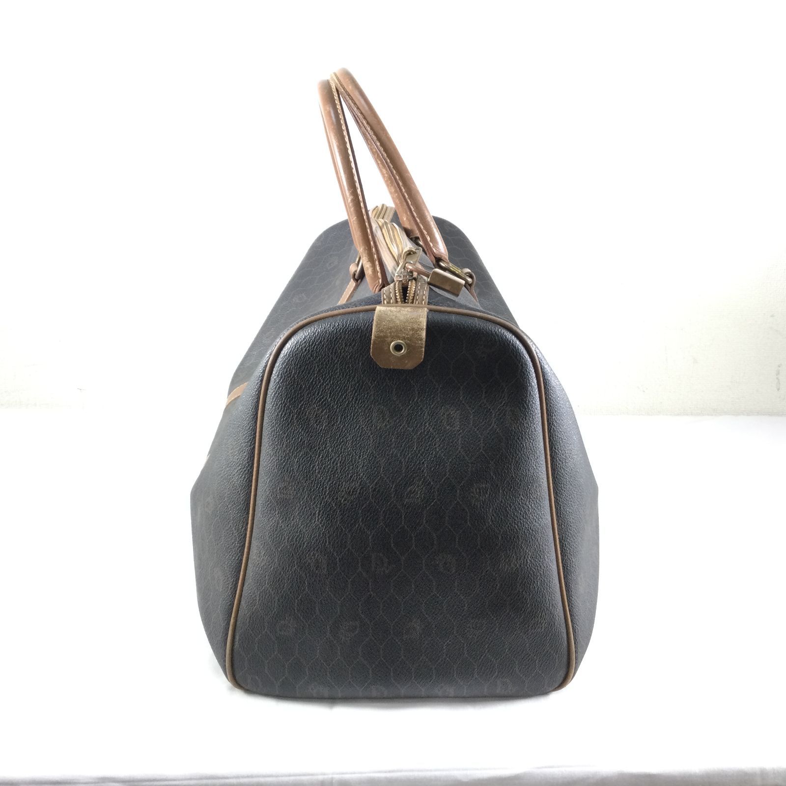 Christian Dior クリスチャンディオール ボストンバッグ ハニカム柄