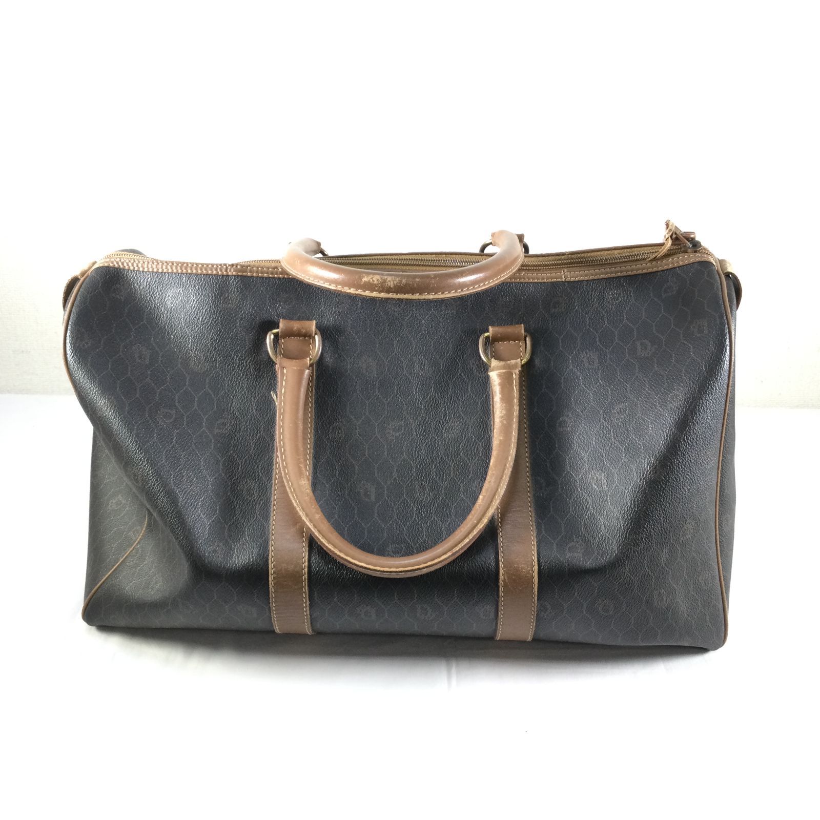 Christian Dior クリスチャンディオール ボストンバッグ ハニカム柄