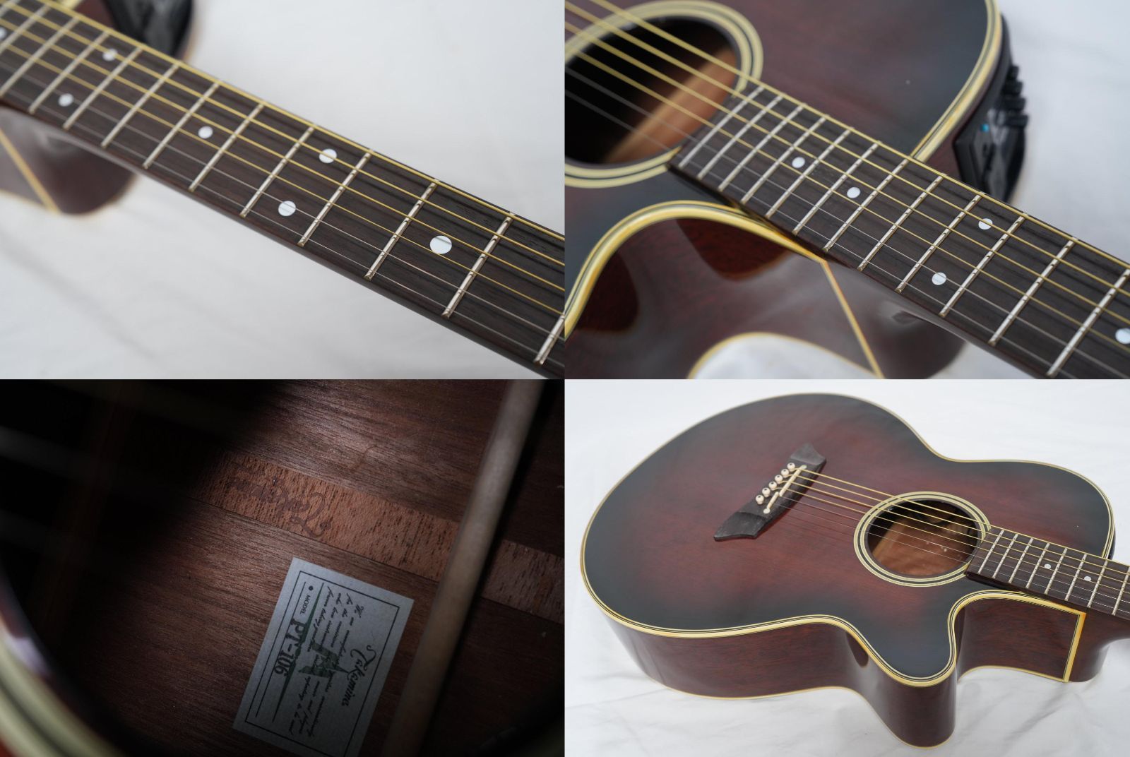 ☆TAKAMINE PT-106 BS コンパクトサイズエレアコ 日本製 タカミネ HC付