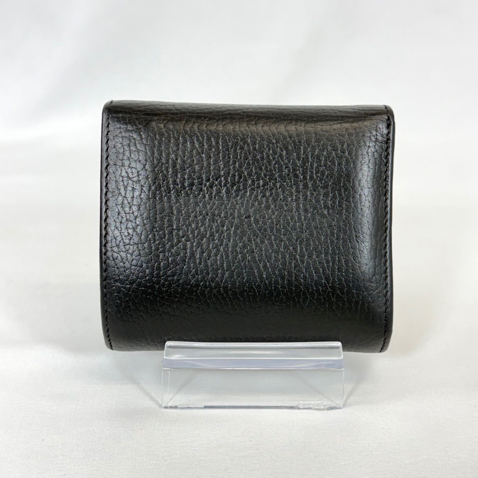 人気・美品】GUCCI グッチ GGマーモント ダブルG GGロゴ コンパクト ウォレット 二つ折り財布 598587 L字ファスナー ジップ  ブラック 黒色 ゴールド金具 金色 レザー 本革 メンズ レディース ユニセックス 男女兼用 コインケース - メルカリ