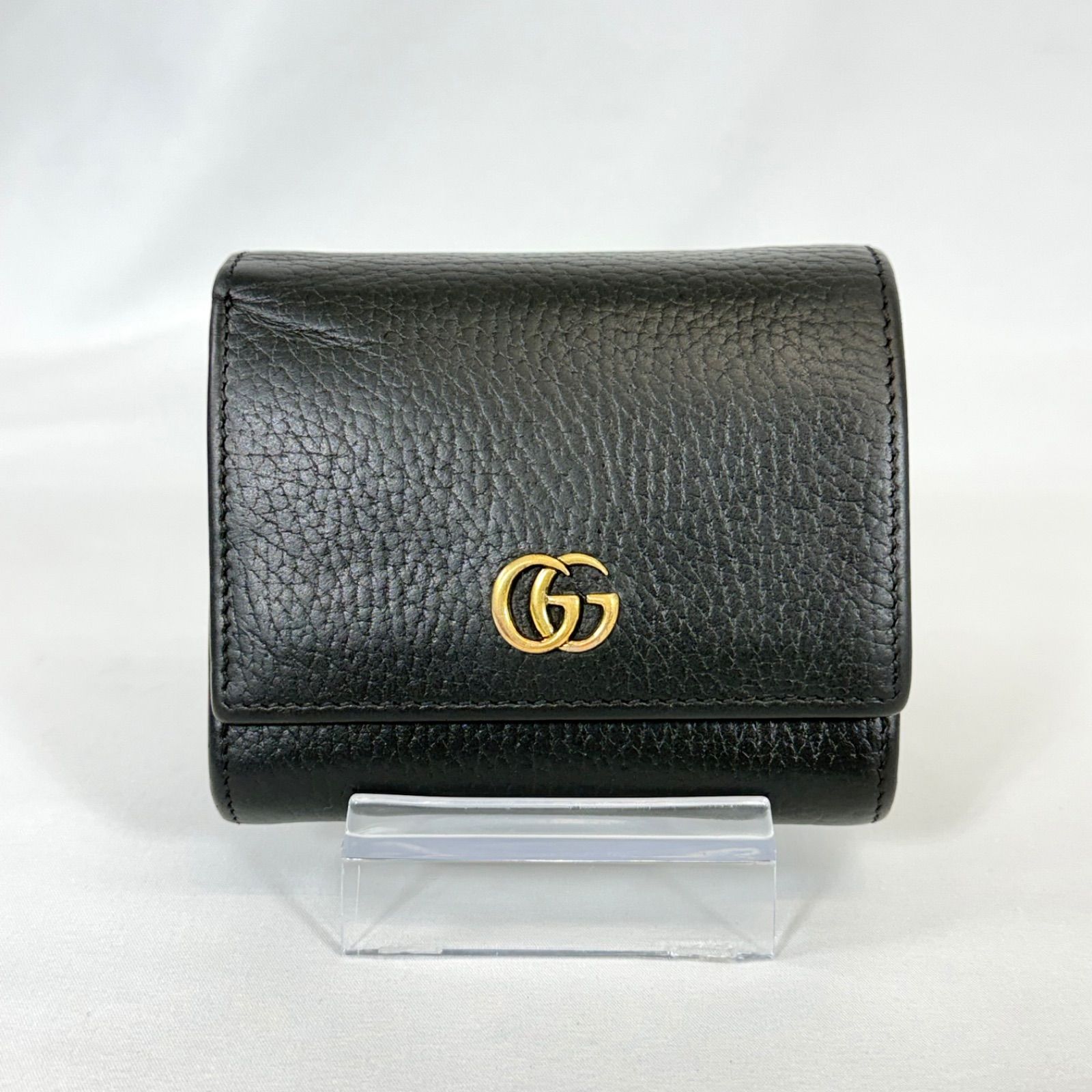 人気・美品】GUCCI グッチ GGマーモント ダブルG GGロゴ コンパクト