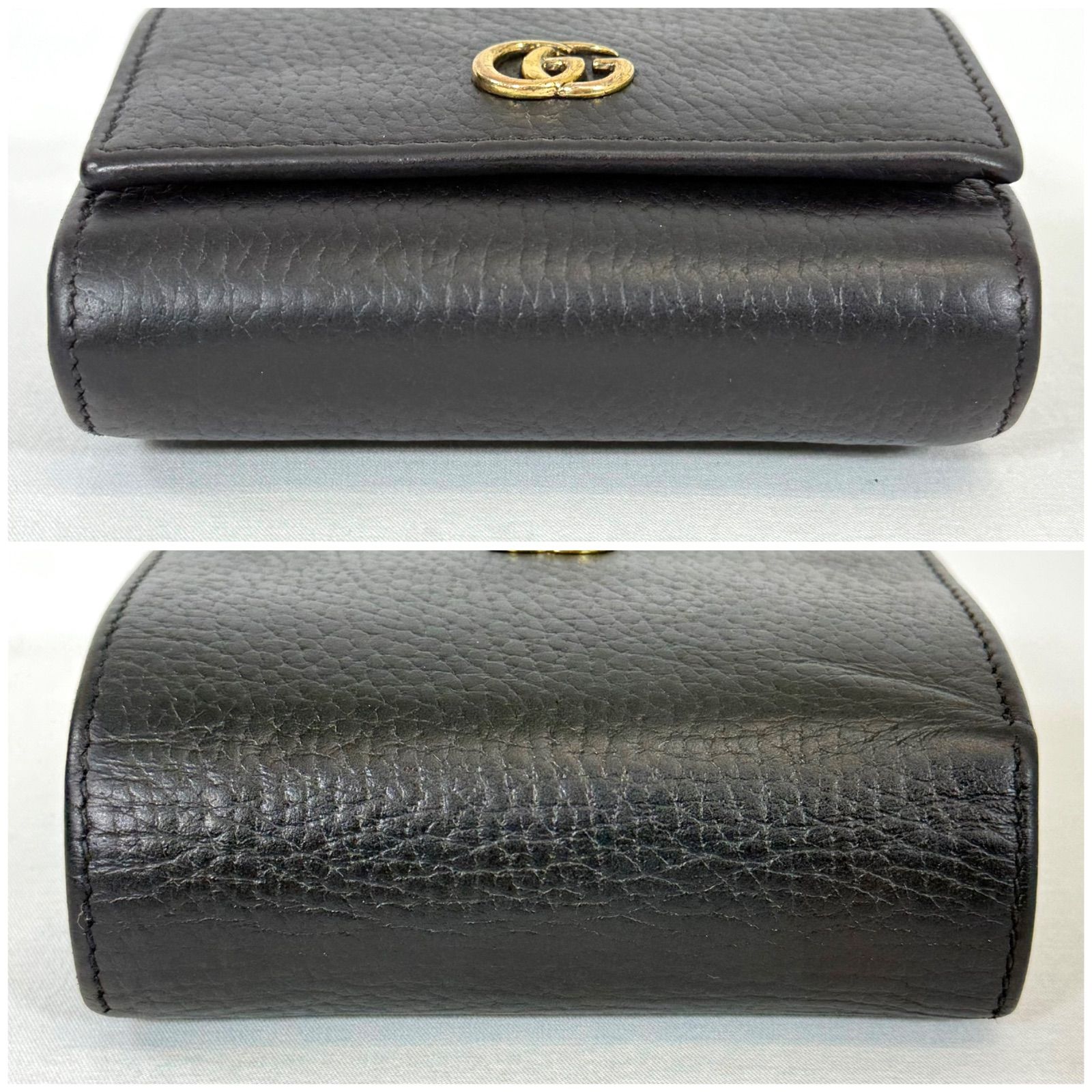 人気・美品】GUCCI グッチ GGマーモント ダブルG GGロゴ コンパクト