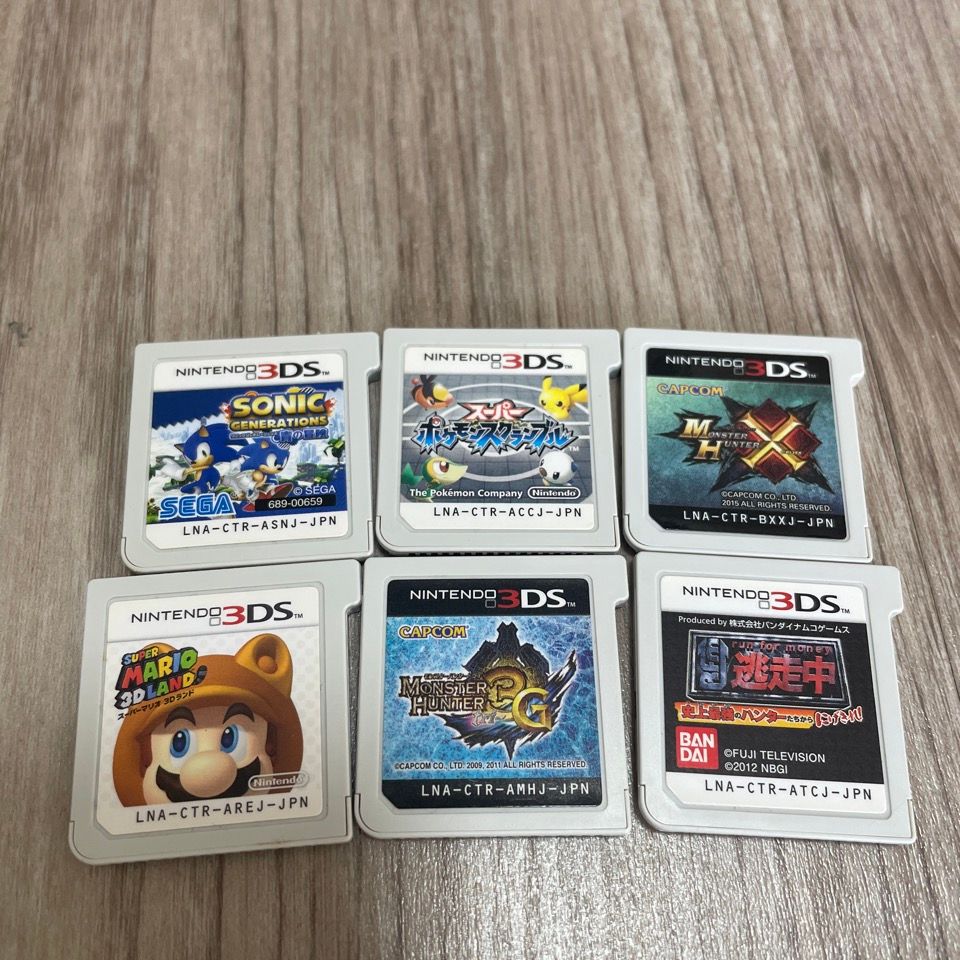 229139】NINTENDO ニンテンドー 3DS ソフトのみ6本セット