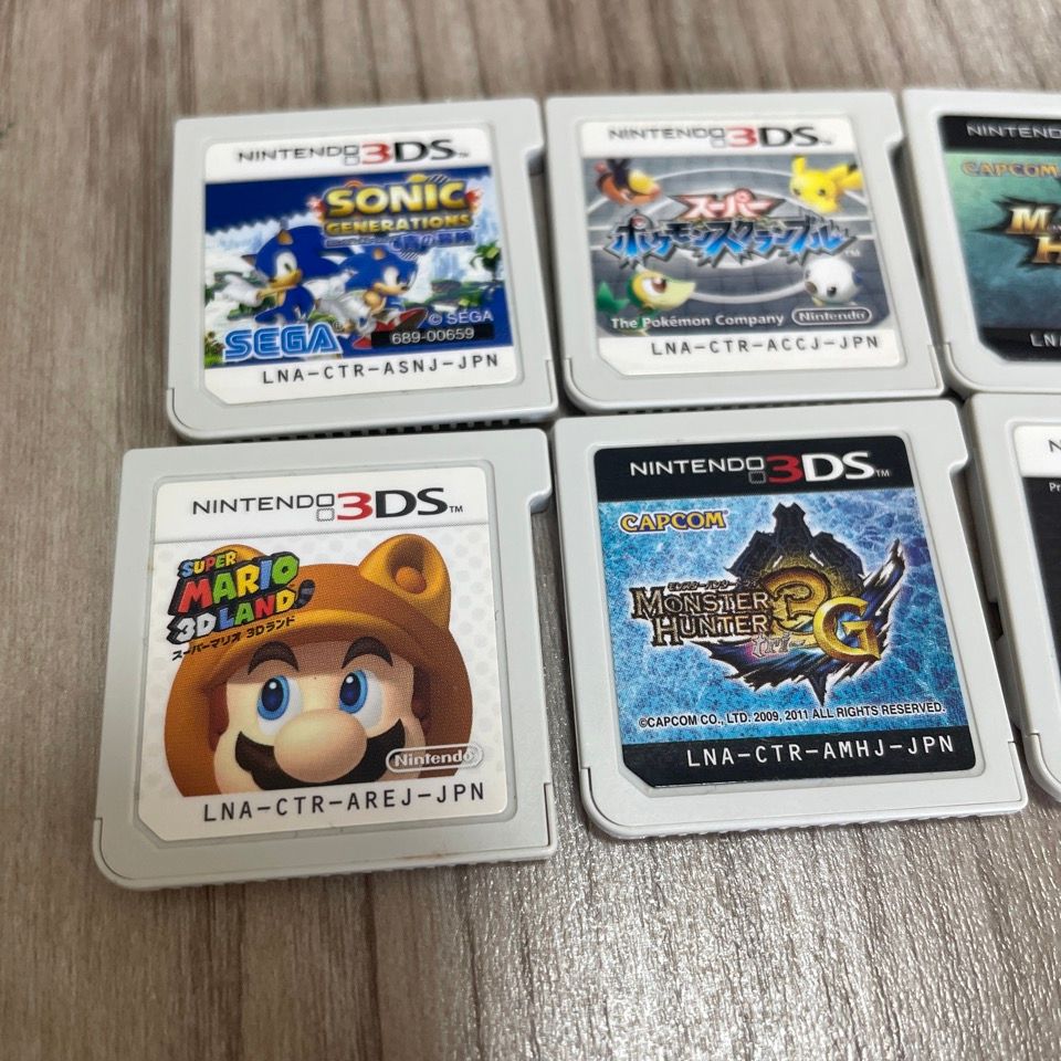 229139】NINTENDO ニンテンドー 3DS ソフトのみ6本セット