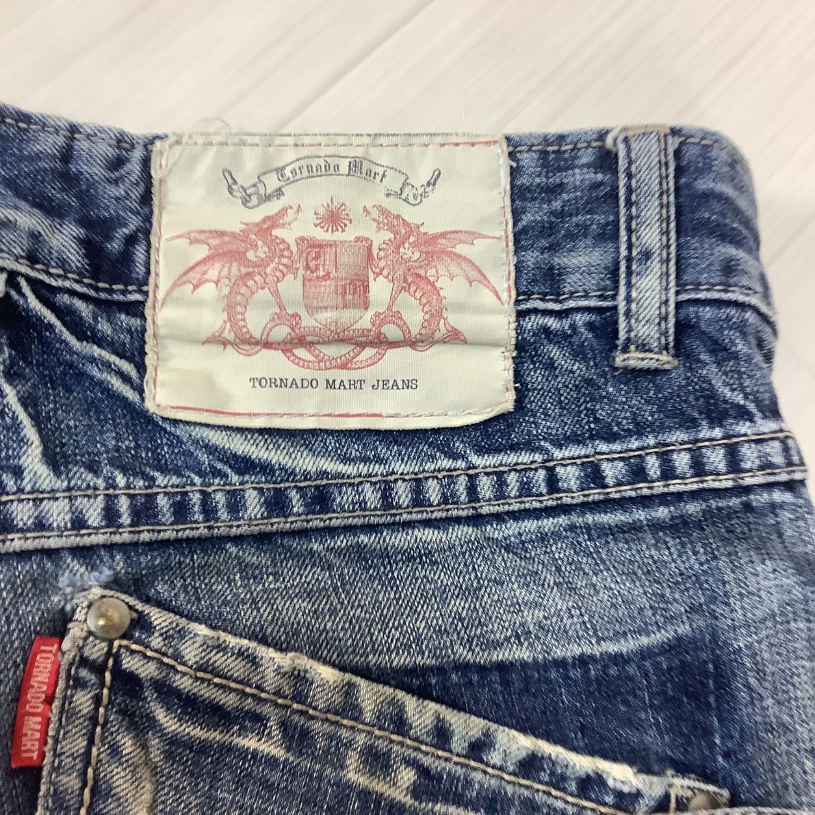 TORNADO MART トルネードマート スタッズ ブーツカット デニムパンツ 