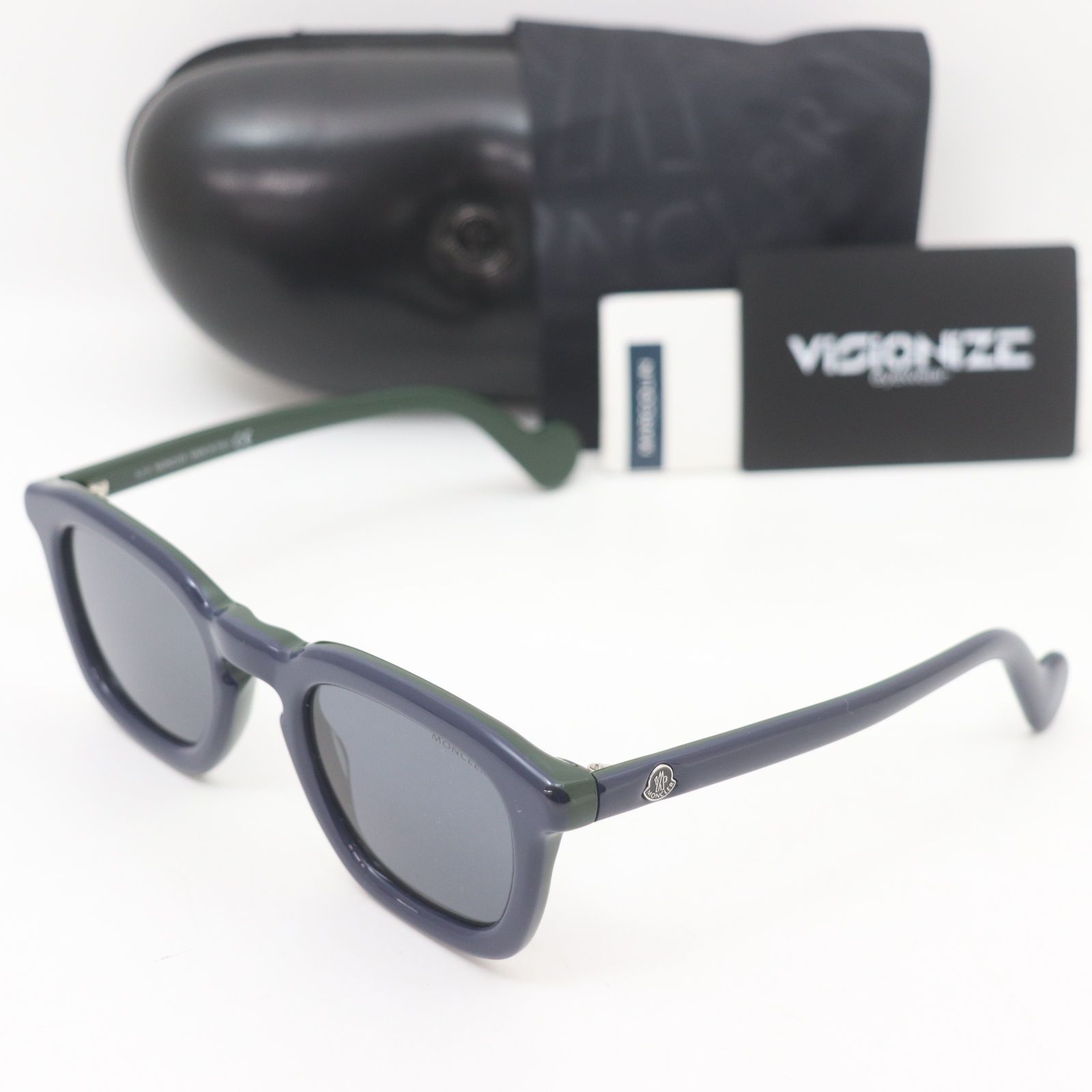 MONCLER サングラスML0006 92Aグリーン＆ブルーメンズ MONCLER サングラスML0006 92Aグリーン＆ブルーメンズ