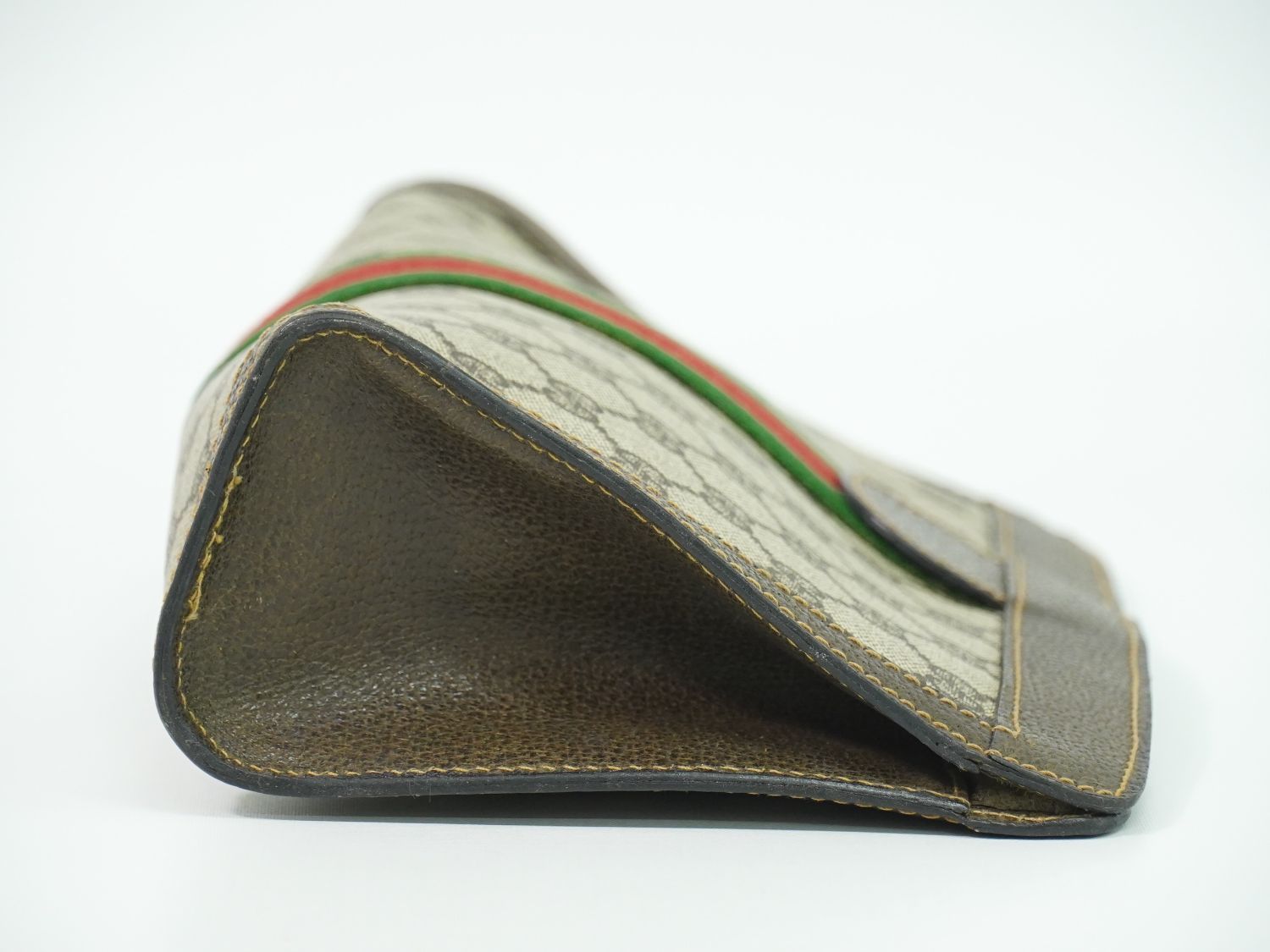 オールドグッチ セカンドバッグ クラッチ シェリーライン GGスプリーム GUCCI - オールドグッチ クラッチバッグ シェリーライン GGスプリーム