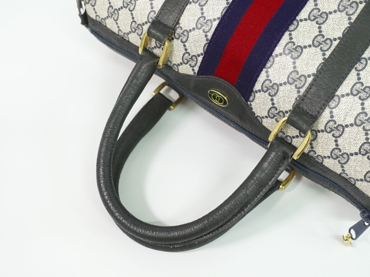 本物 グッチ GUCCI オールドグッチ シェリーライン GGスプリーム ミニ