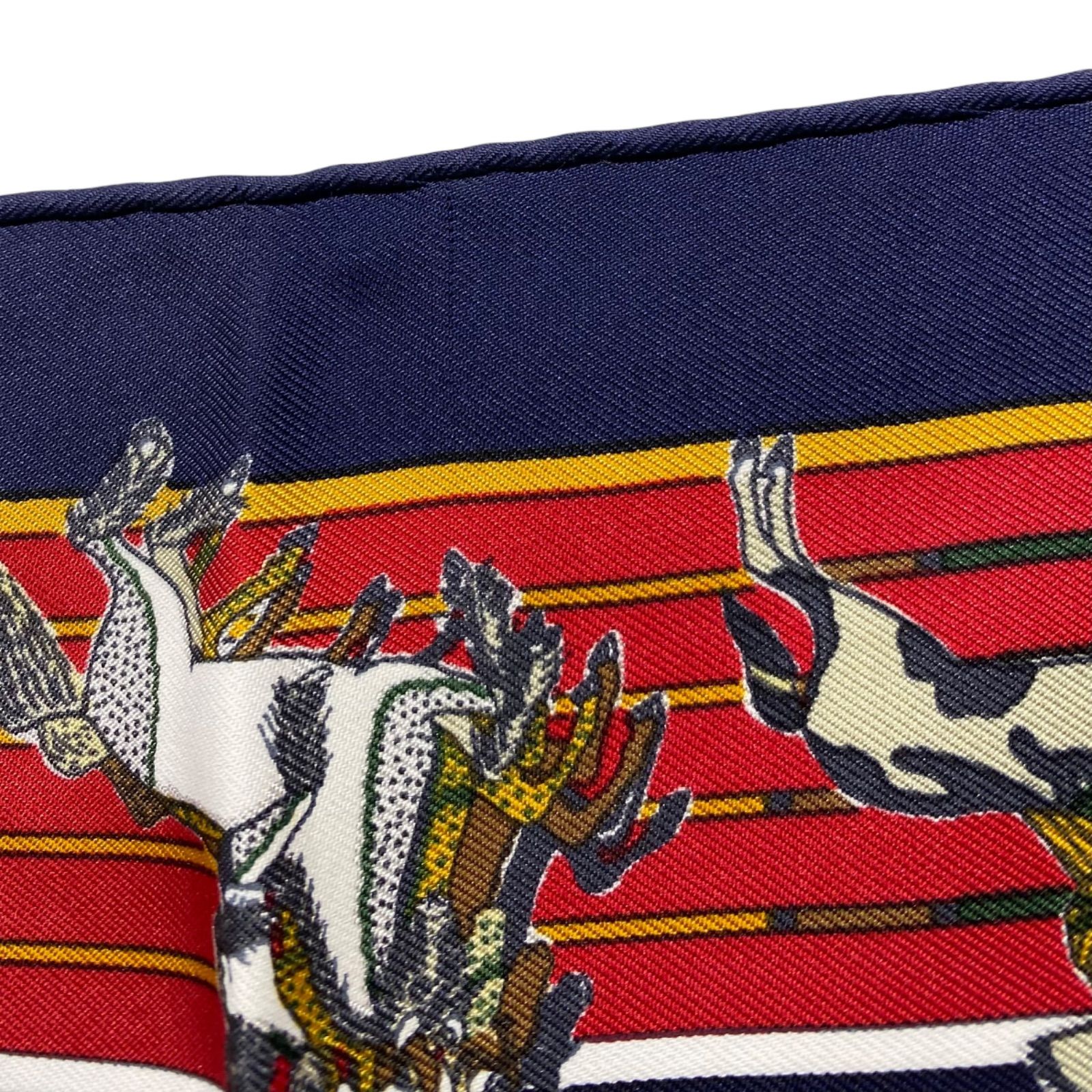 エルメス カレ45 PANI LA SHAR PAWNEE シルクスカーフ パウニー族の