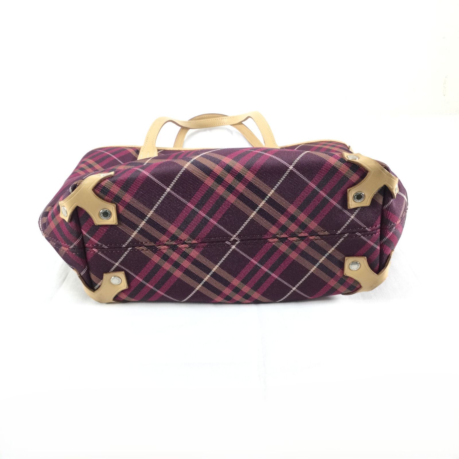 BURBERRY BLUE LABEL バーバリー ノバチェック ハンドバッグ トート